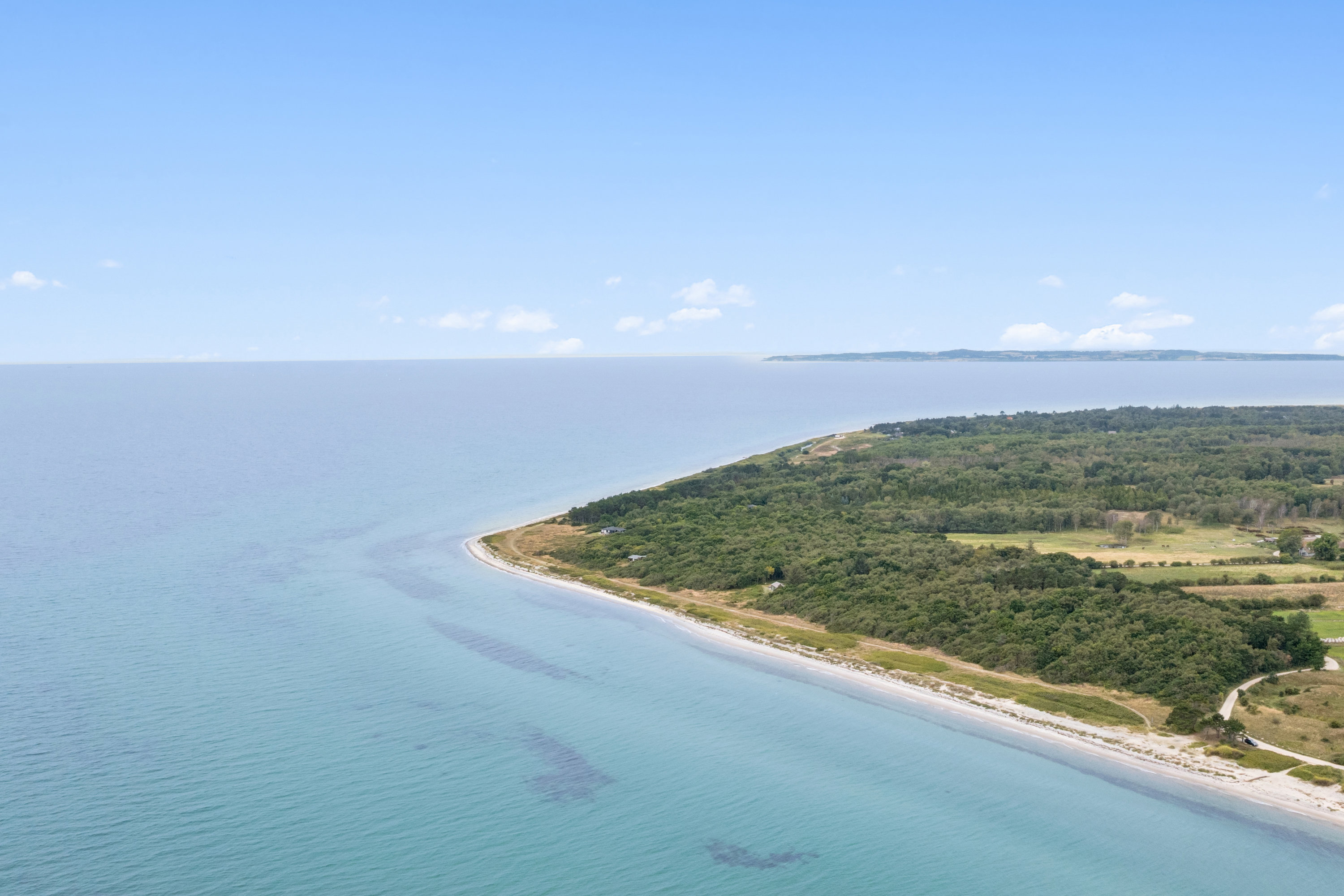 Fremhævet luftfoto billede i fuldskærmstilstand. Billede af Kristoffervejen 56, pcl. 5., Elsegårde, 8400 Ebeltoft