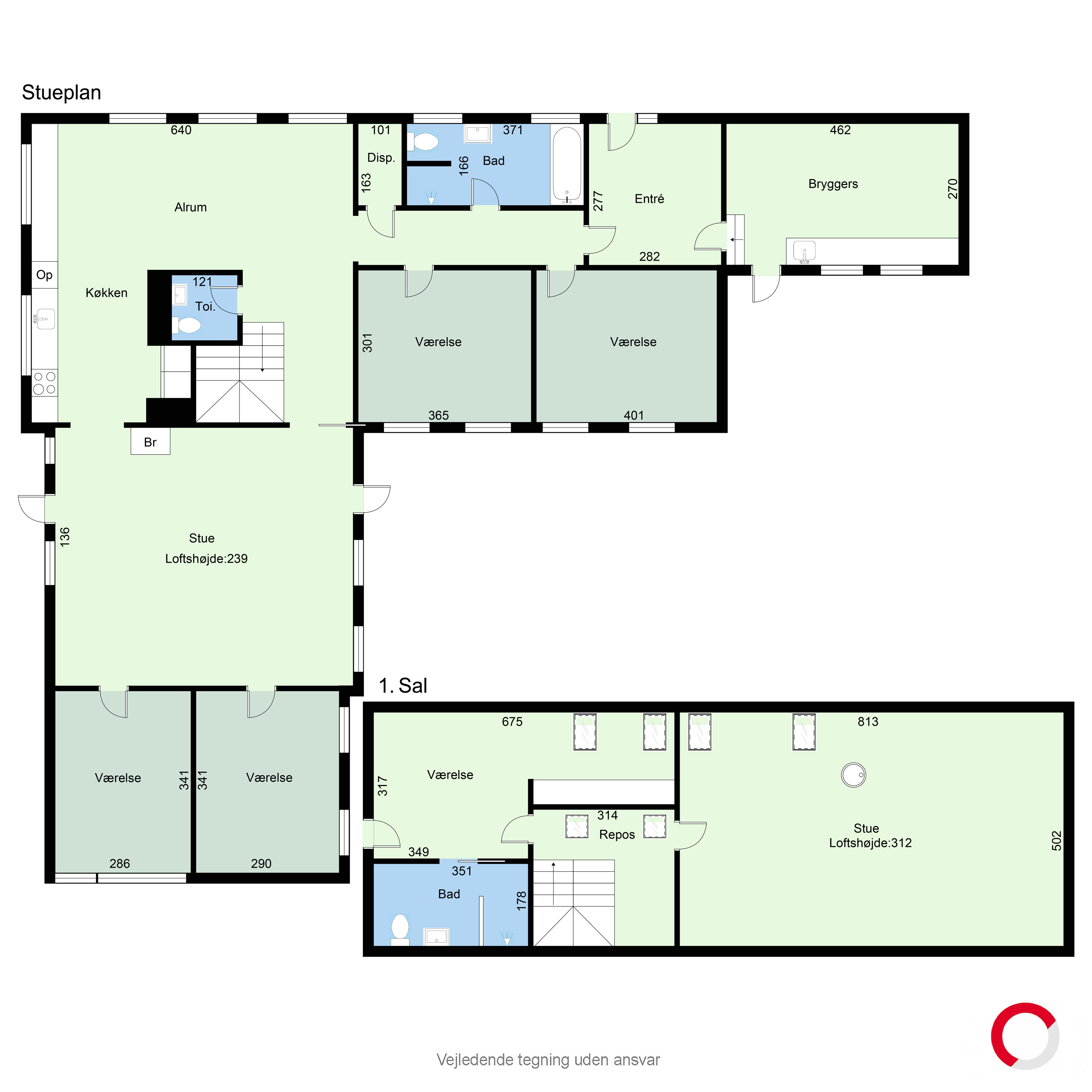 Plantegninger billede af Tåstumvænget 44, 8381 Tilst