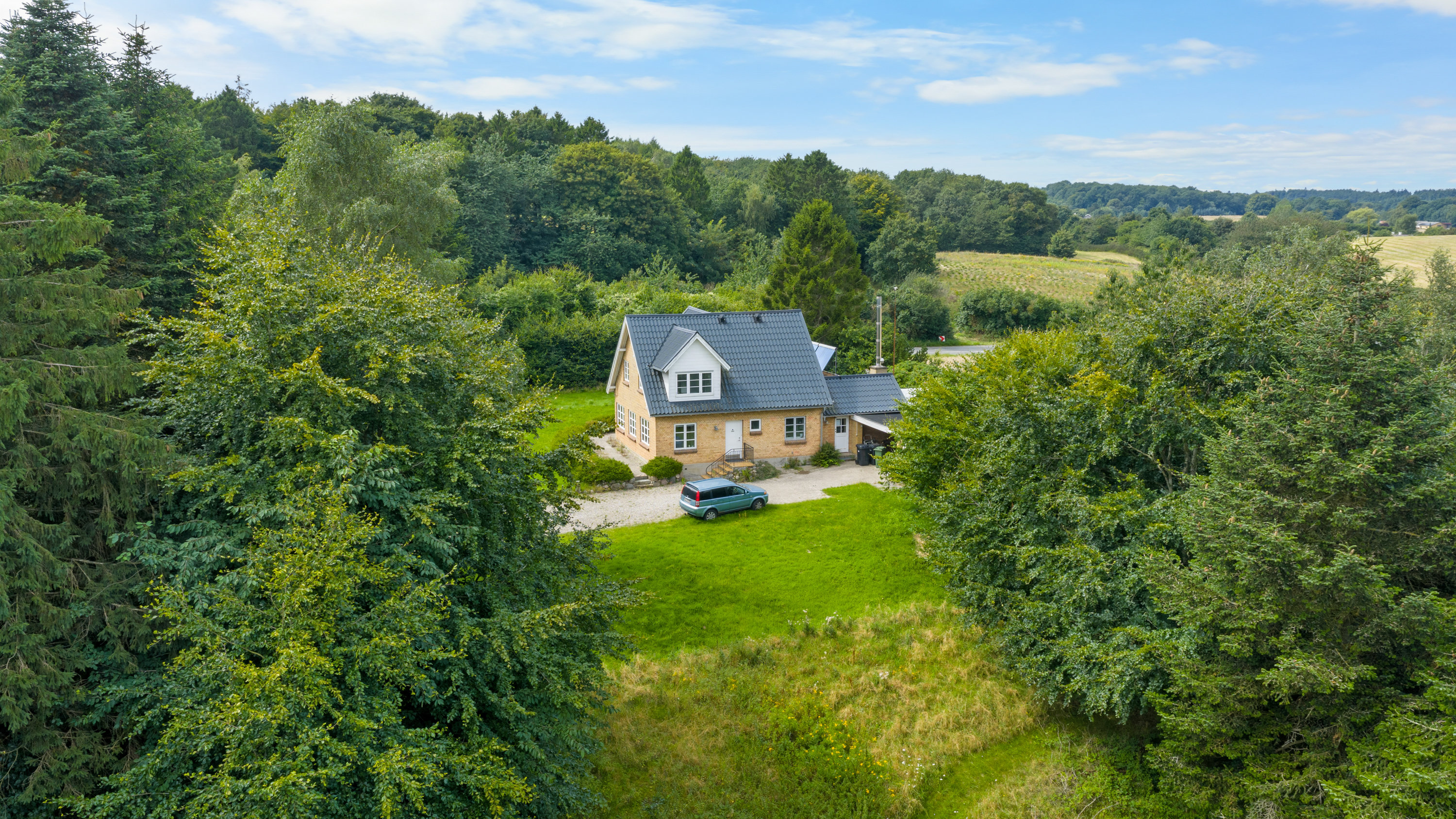 Fremhævet facade billede i fuldskærmstilstand. Billede af Ny Stenderupvej 27, Ny Stenderup, 5672 Broby