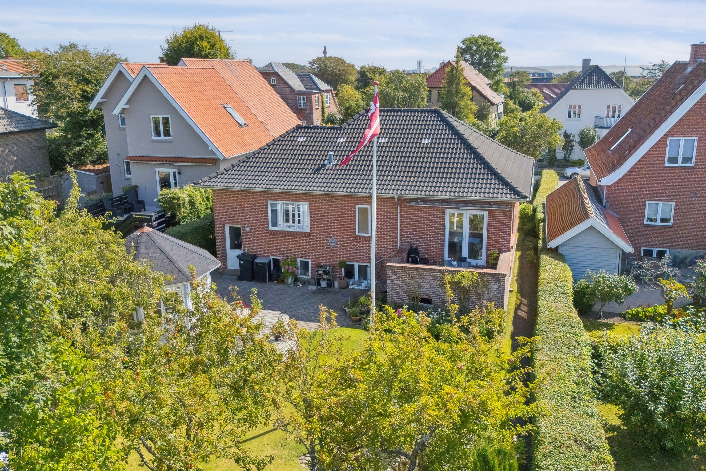 Fremhævet set fra haven billede i fuldskærmstilstand. Billede af Jyllands Alle 20, 7700 Thisted
