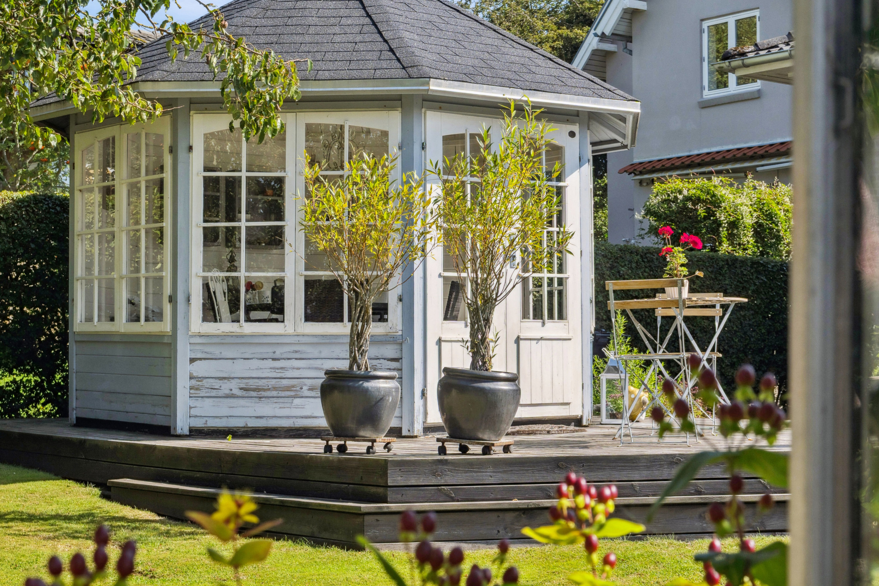 Fremhævet set fra haven billede i fuldskærmstilstand. Billede af Jyllands Alle 20, 7700 Thisted