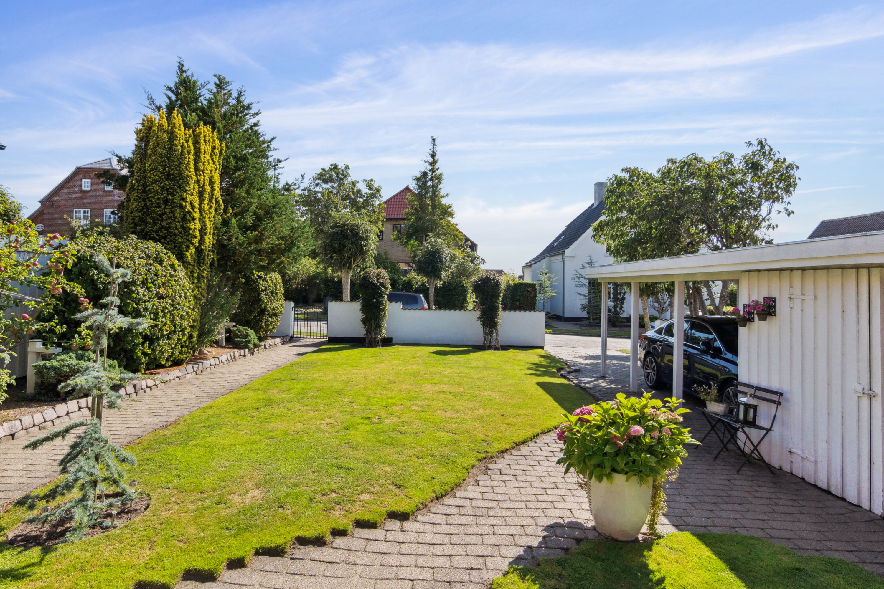 Fremhævet set fra haven billede i fuldskærmstilstand. Billede af Jyllands Alle 20, 7700 Thisted