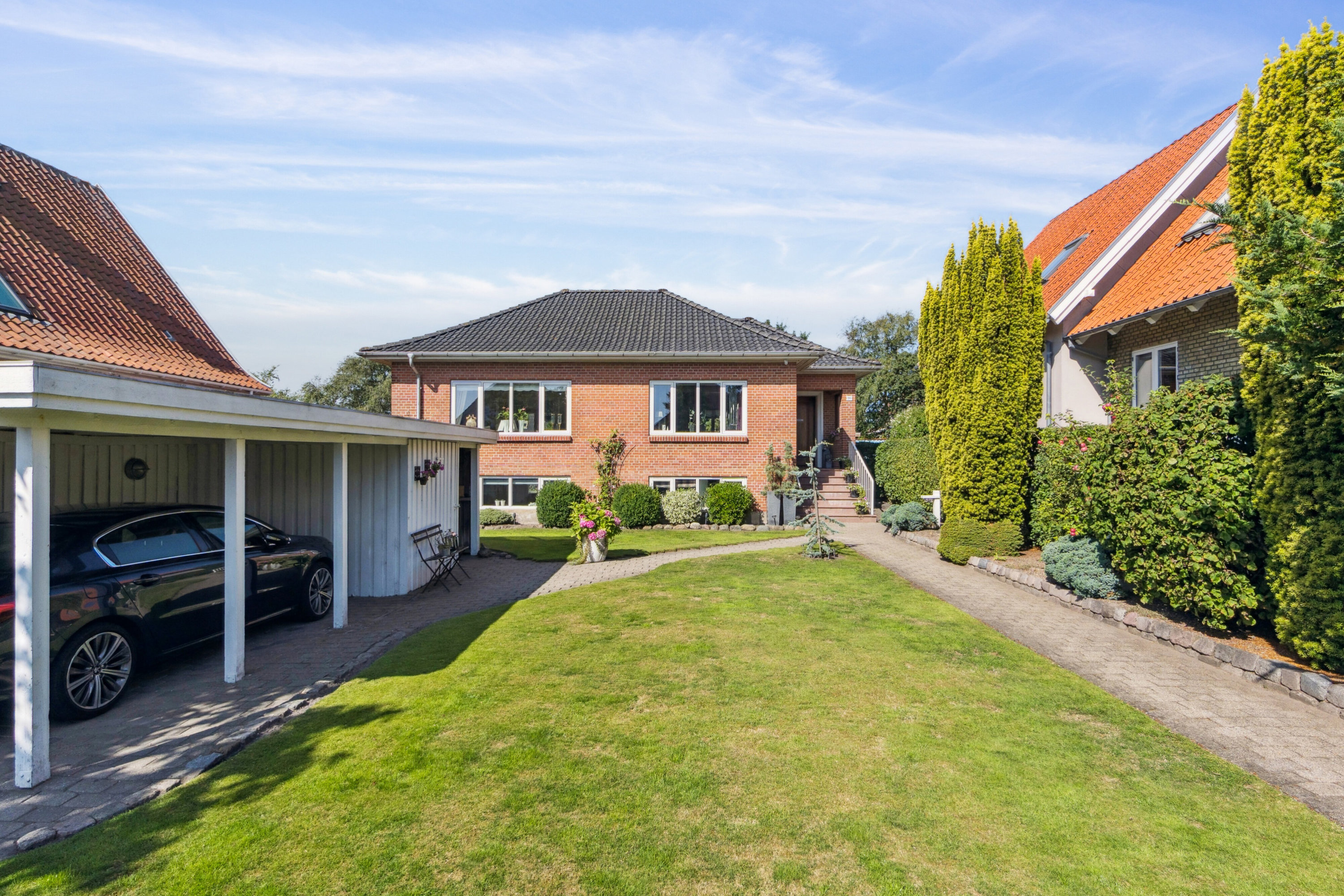 Fremhævet set fra haven billede i fuldskærmstilstand. Billede af Jyllands Alle 20, 7700 Thisted