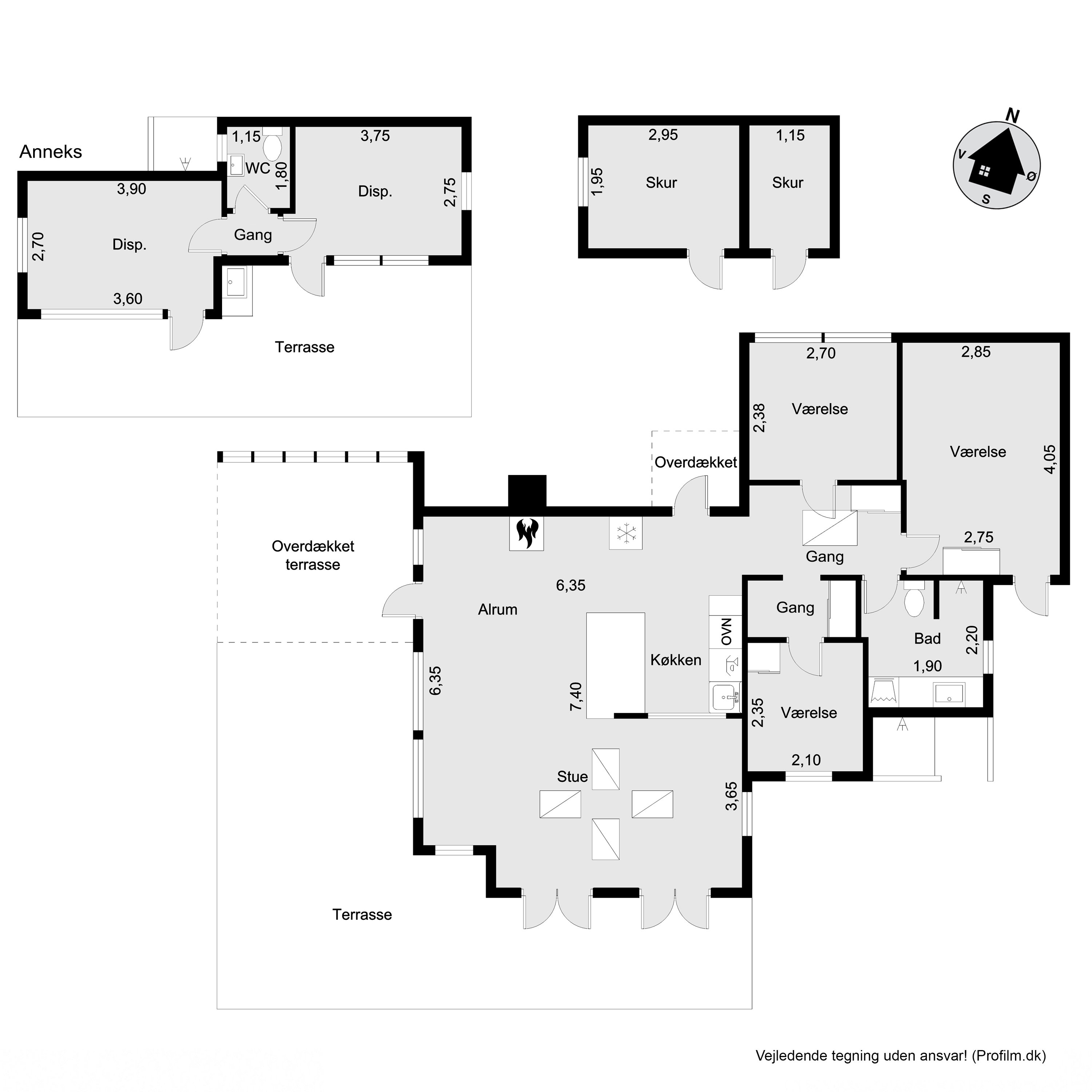 Plantegninger billede af Valmuevej 18, 3210 Vejby