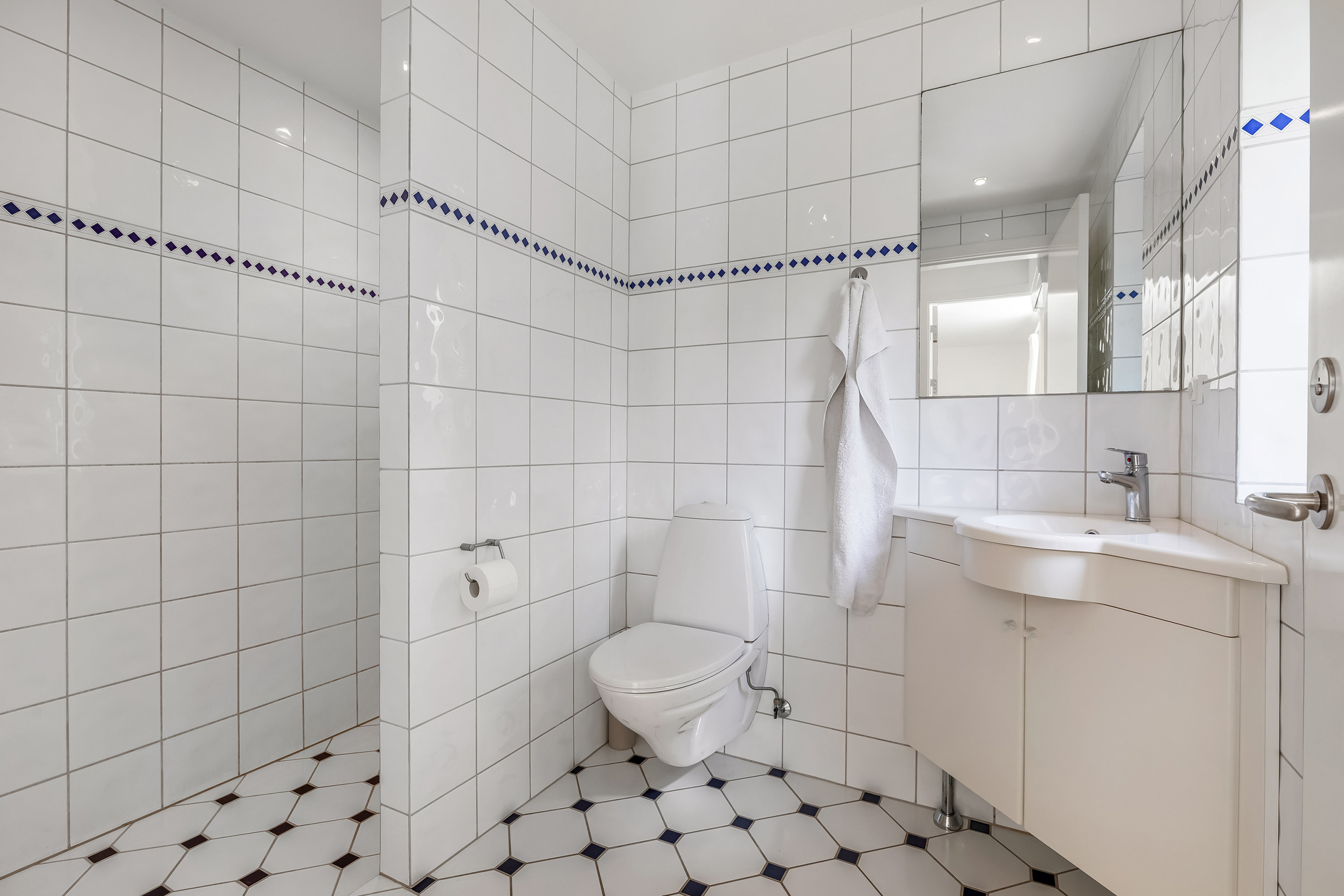 Fremhævet badeværelse billede i fuldskærmstilstand. Billede af Skovbakken 3, Rågeleje, 3210 Vejby