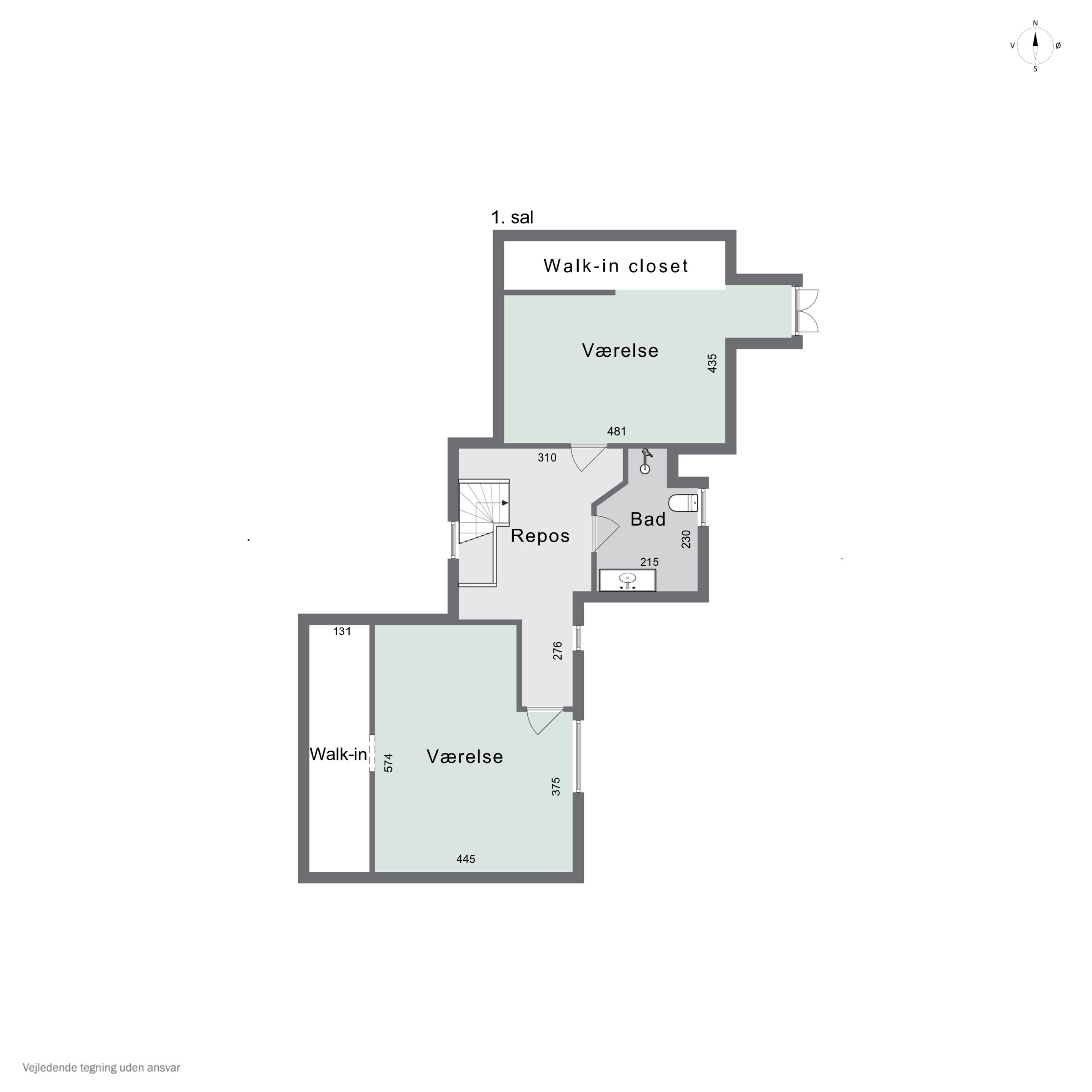 Plantegninger billede af Aldersrovej 8, Værslev, 4400 Kalundborg