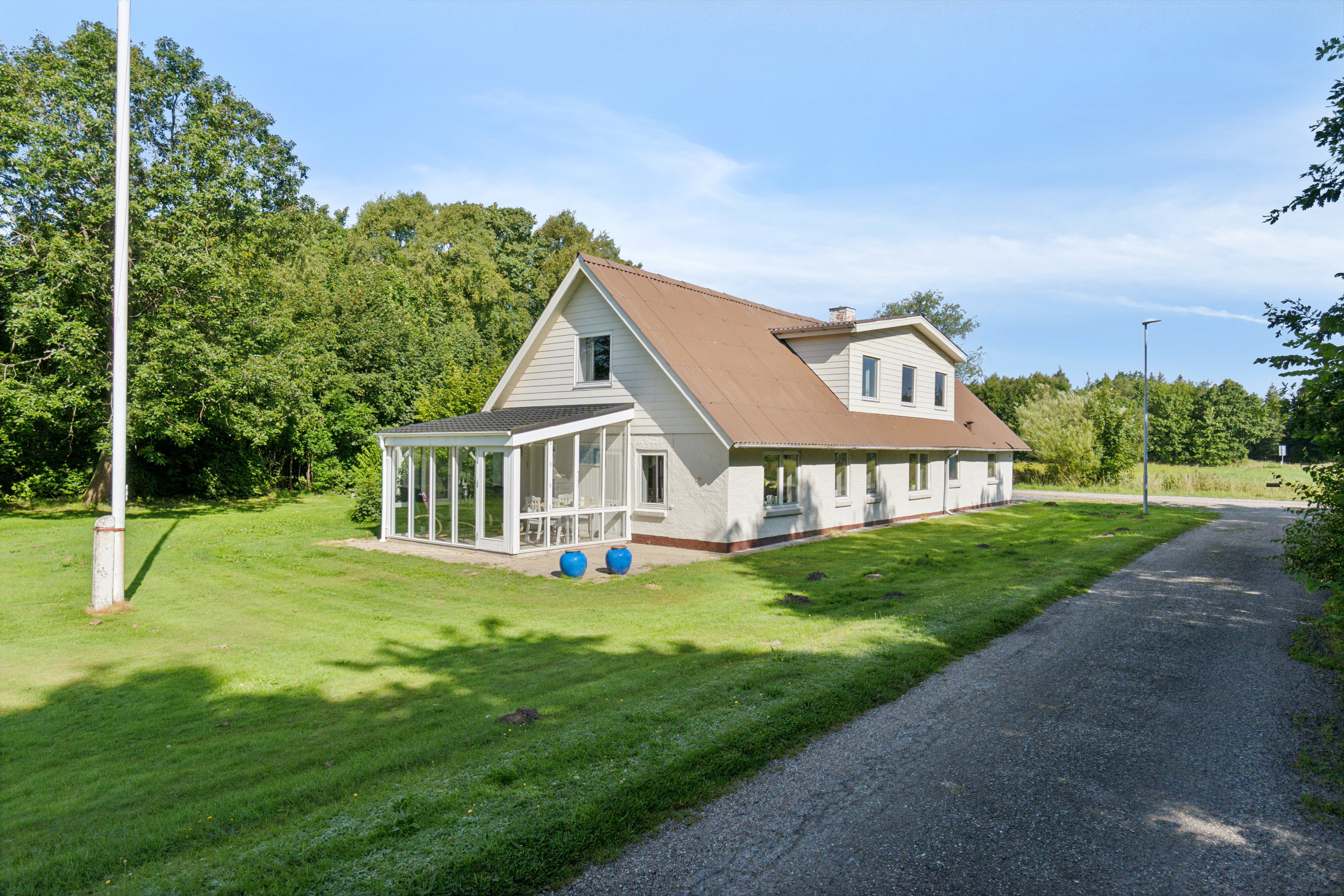 Fremhævet set fra haven billede i fuldskærmstilstand. Billede af Vorringvej 6, Tved, 7700 Thisted