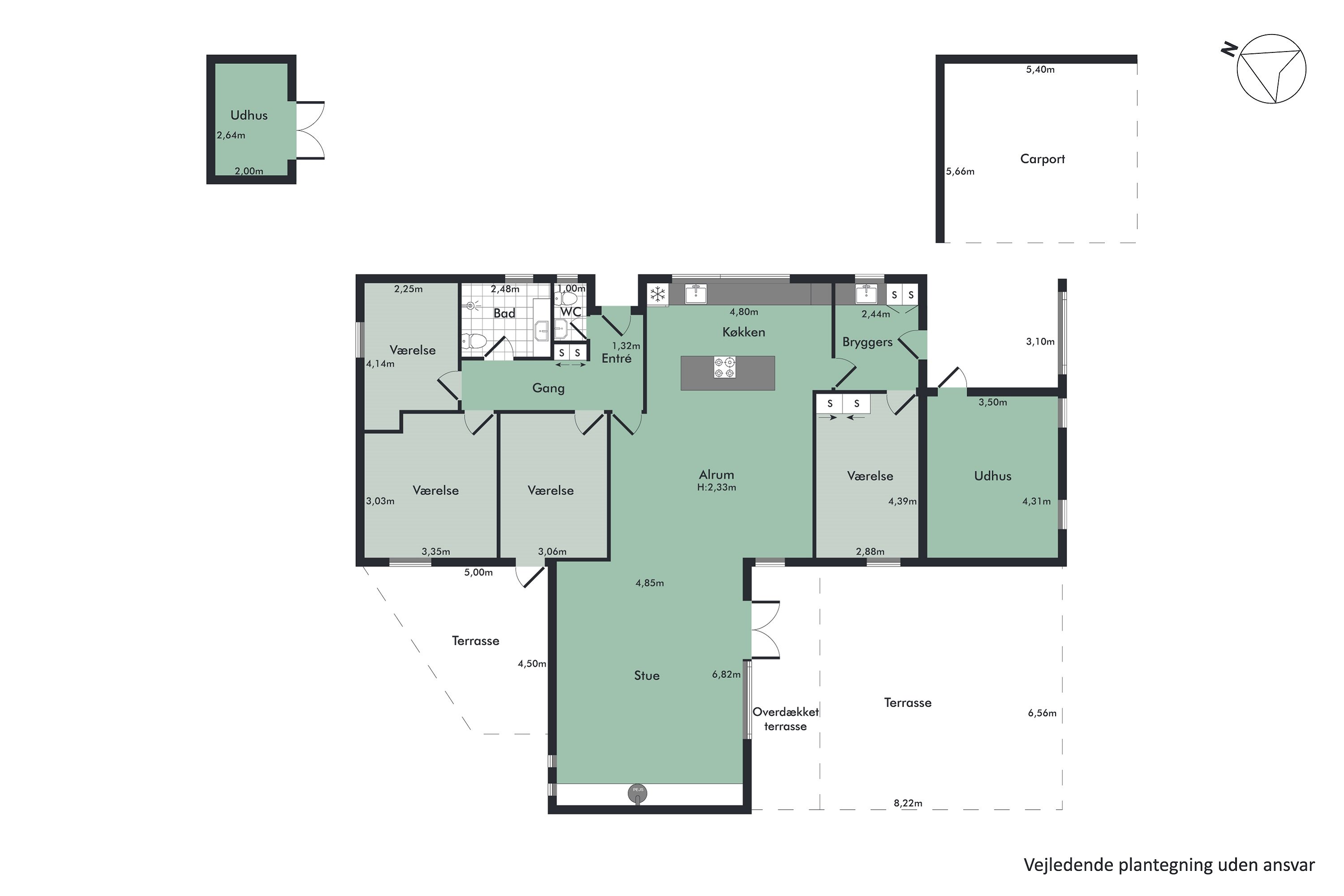 Plantegninger billede af Almavej 8, 9280 Storvorde