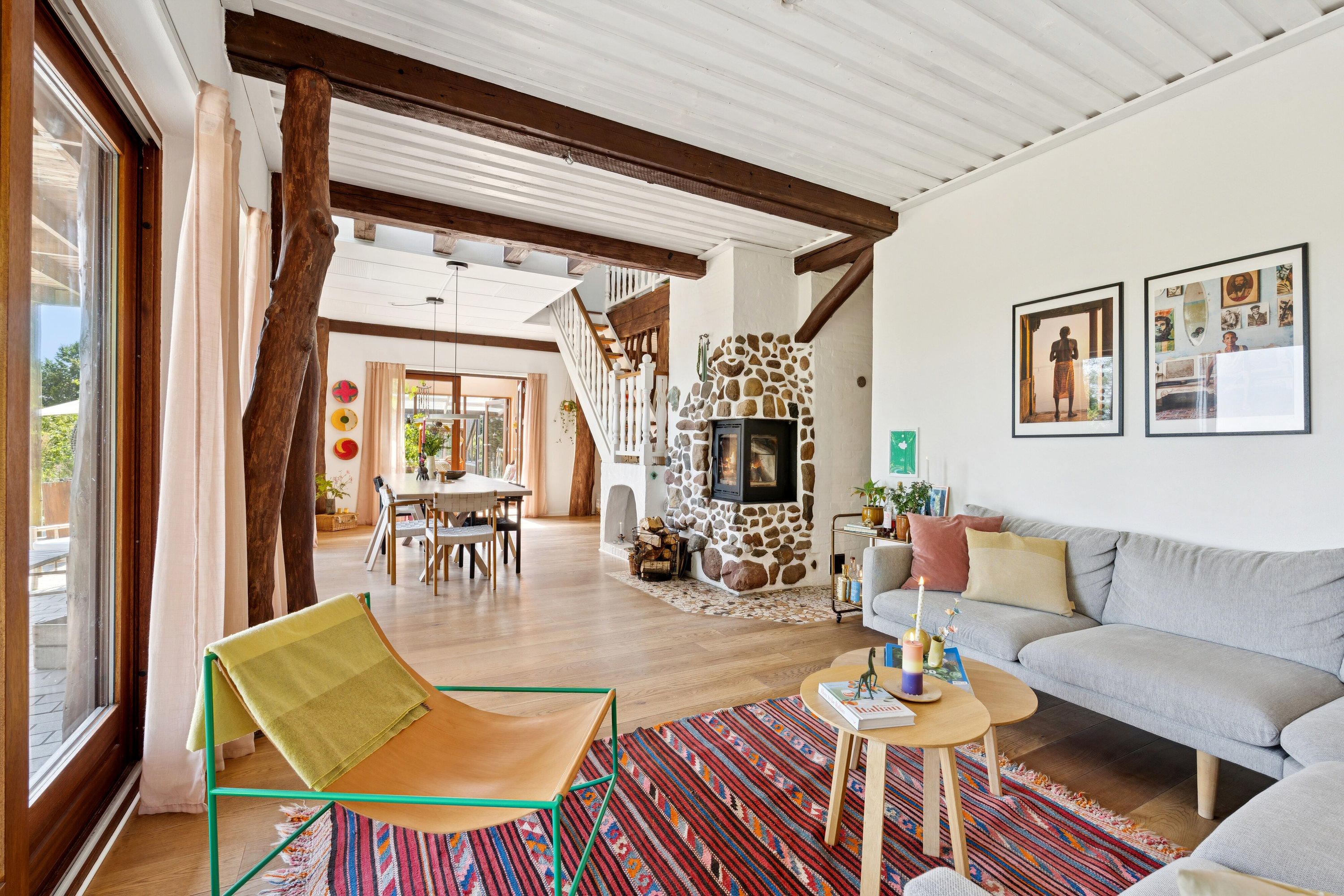 Fremhævet stue billede i fuldskærmstilstand. Billede af Munklindevej 62, 7441 Bording