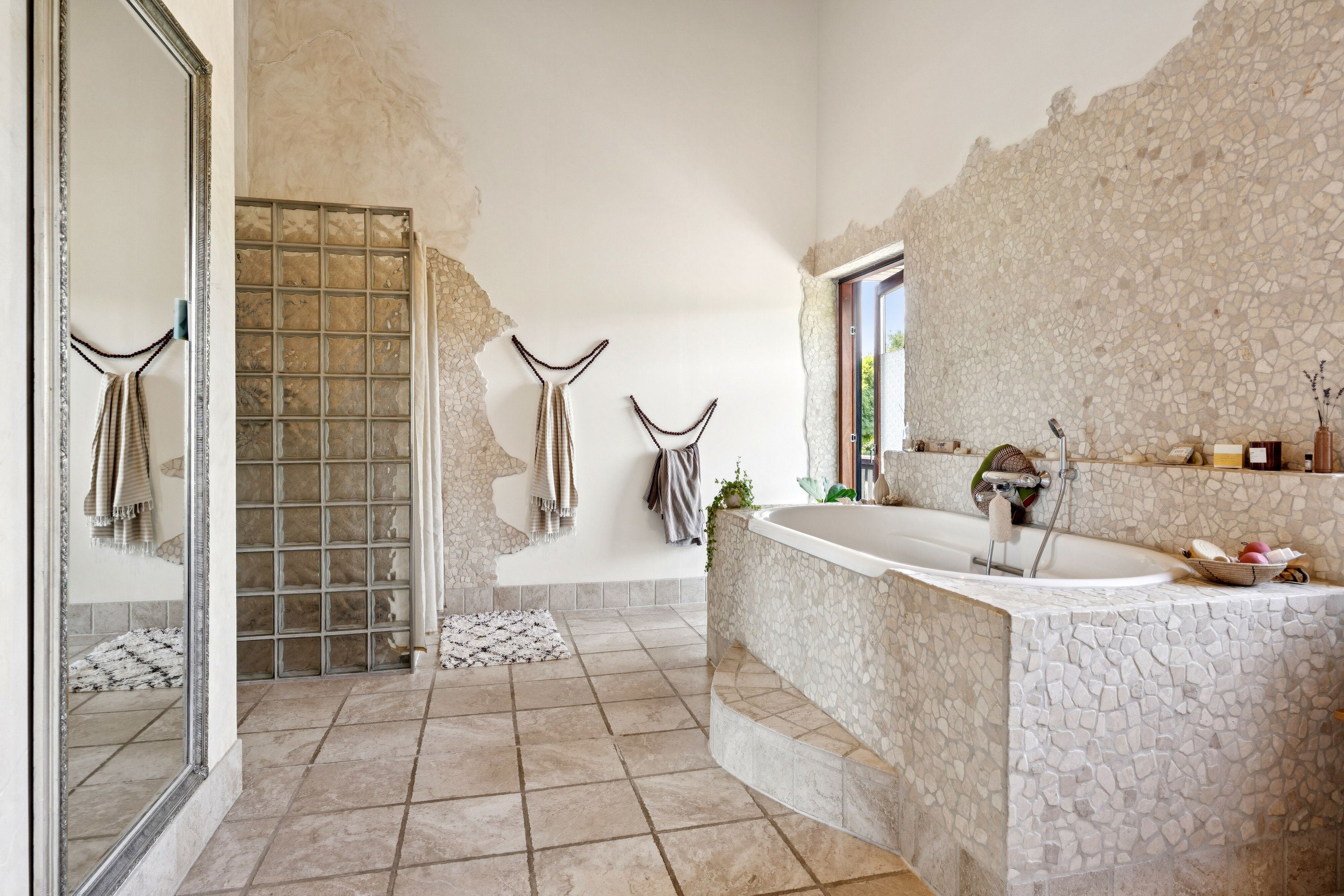 Fremhævet badeværelse billede i fuldskærmstilstand. Billede af Munklindevej 62, 7441 Bording