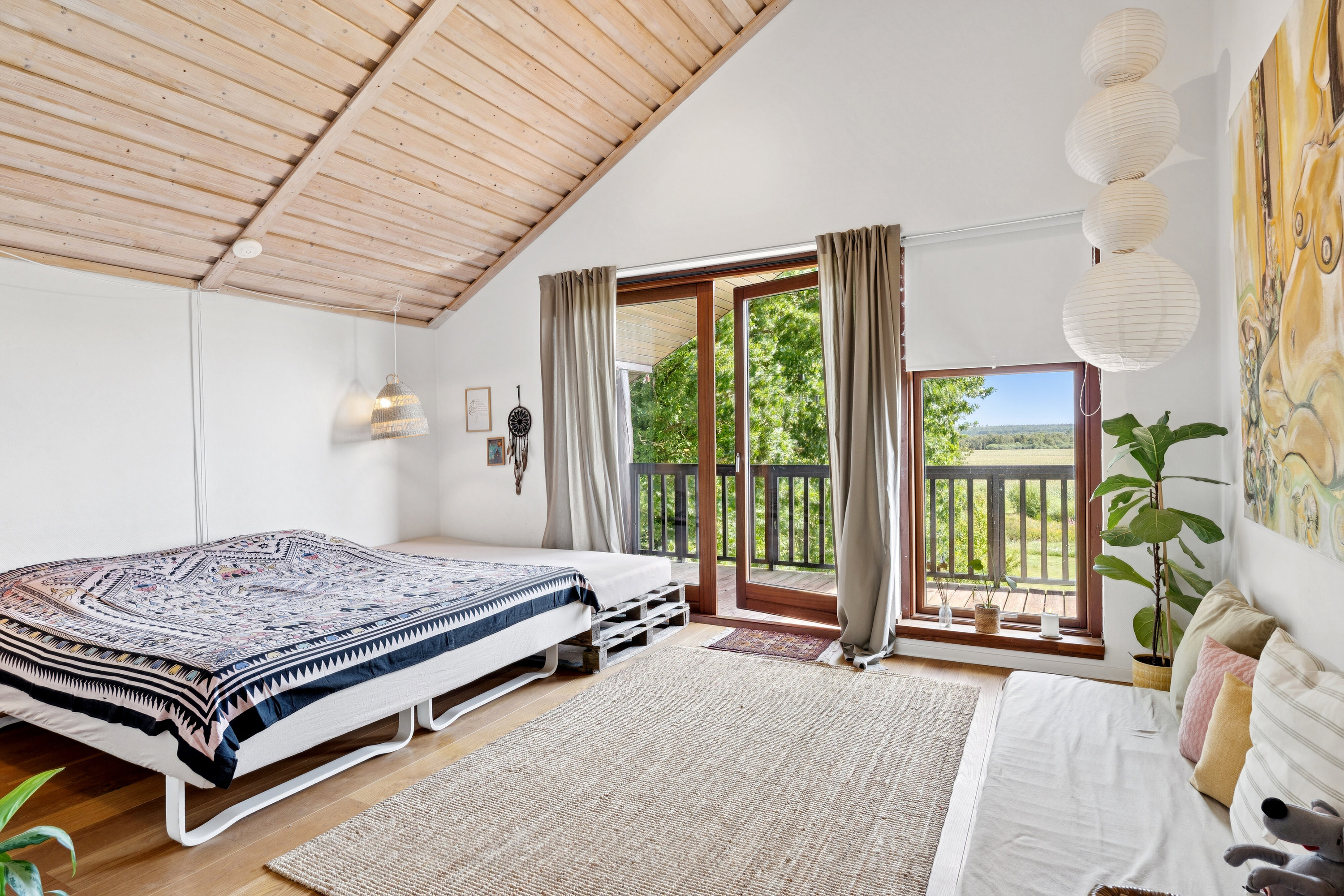 Fremhævet soveværelse billede i fuldskærmstilstand. Billede af Munklindevej 62, 7441 Bording