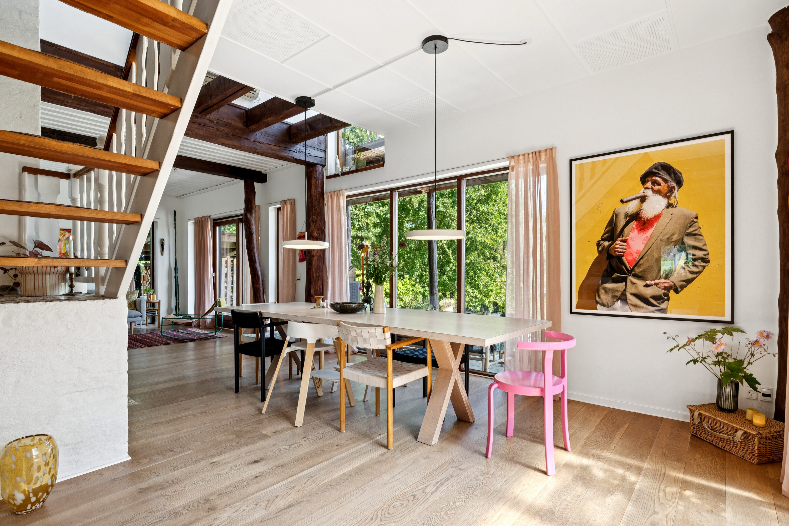 Fremhævet spisestue billede i fuldskærmstilstand. Billede af Munklindevej 62, 7441 Bording