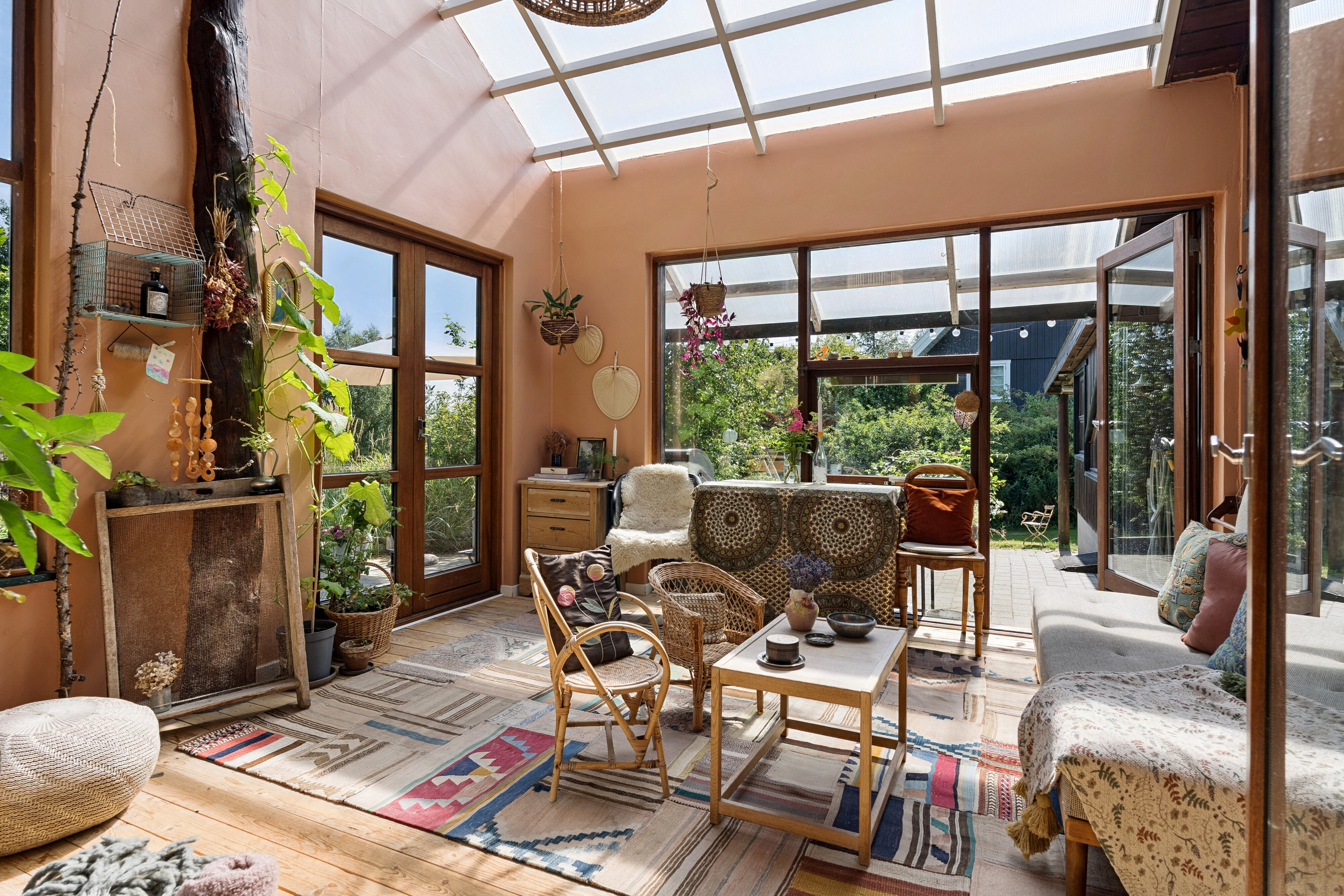 Fremhævet overdækket terrasse billede i fuldskærmstilstand. Billede af Munklindevej 62, 7441 Bording