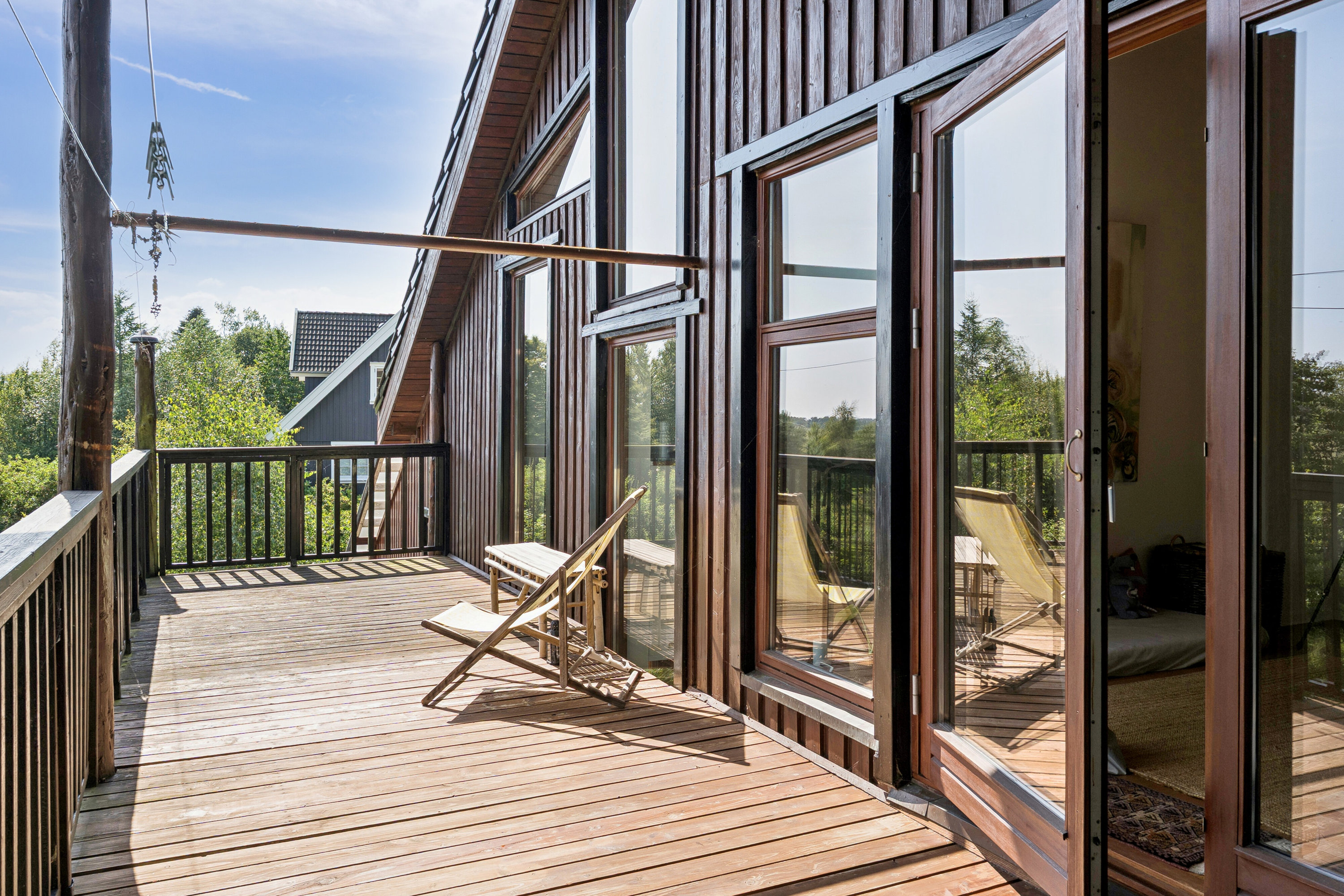 Fremhævet altan billede i fuldskærmstilstand. Billede af Munklindevej 62, 7441 Bording