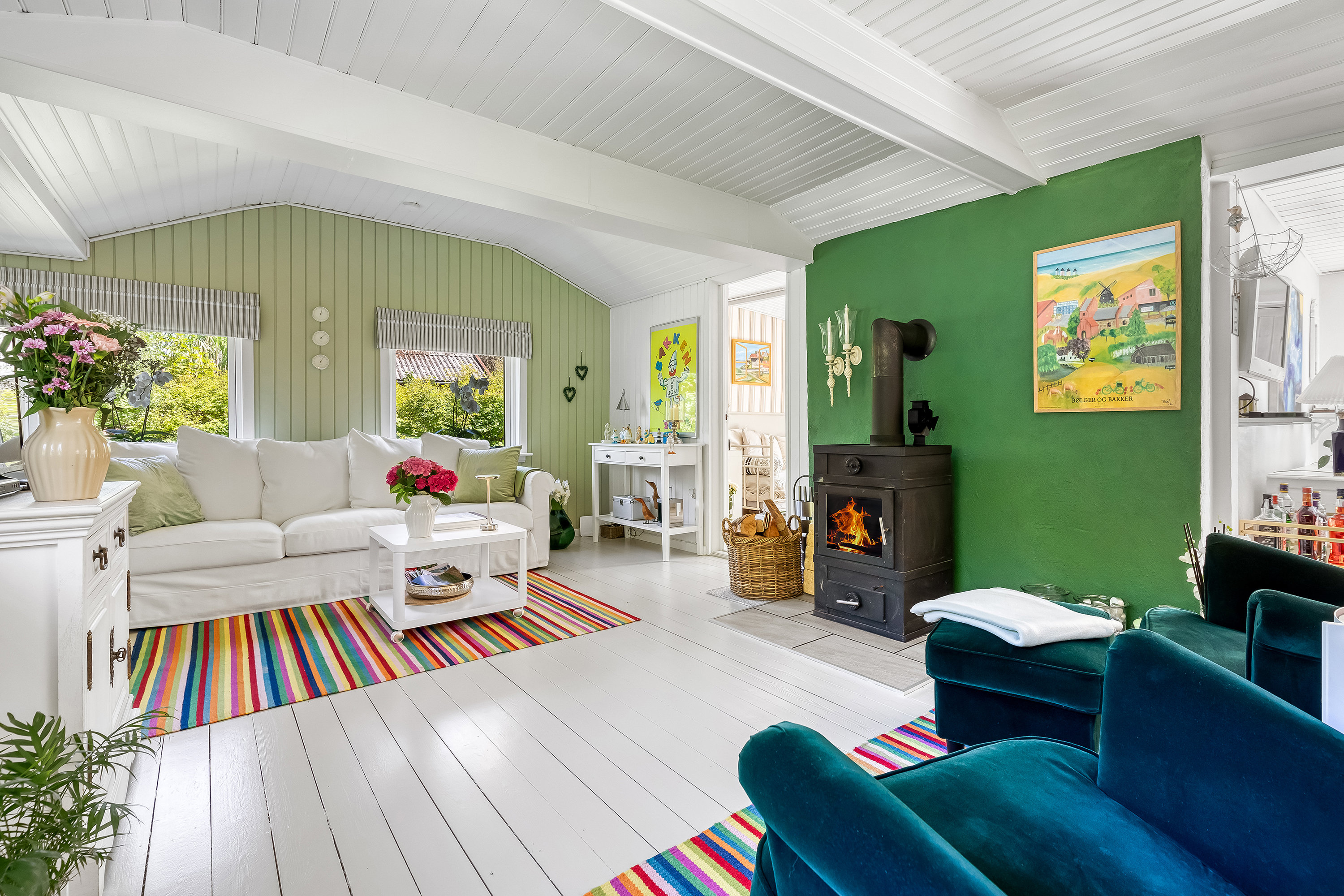 Fremhævet stue billede i fuldskærmstilstand. Billede af Grandalen 9, Rågeleje, 3210 Vejby