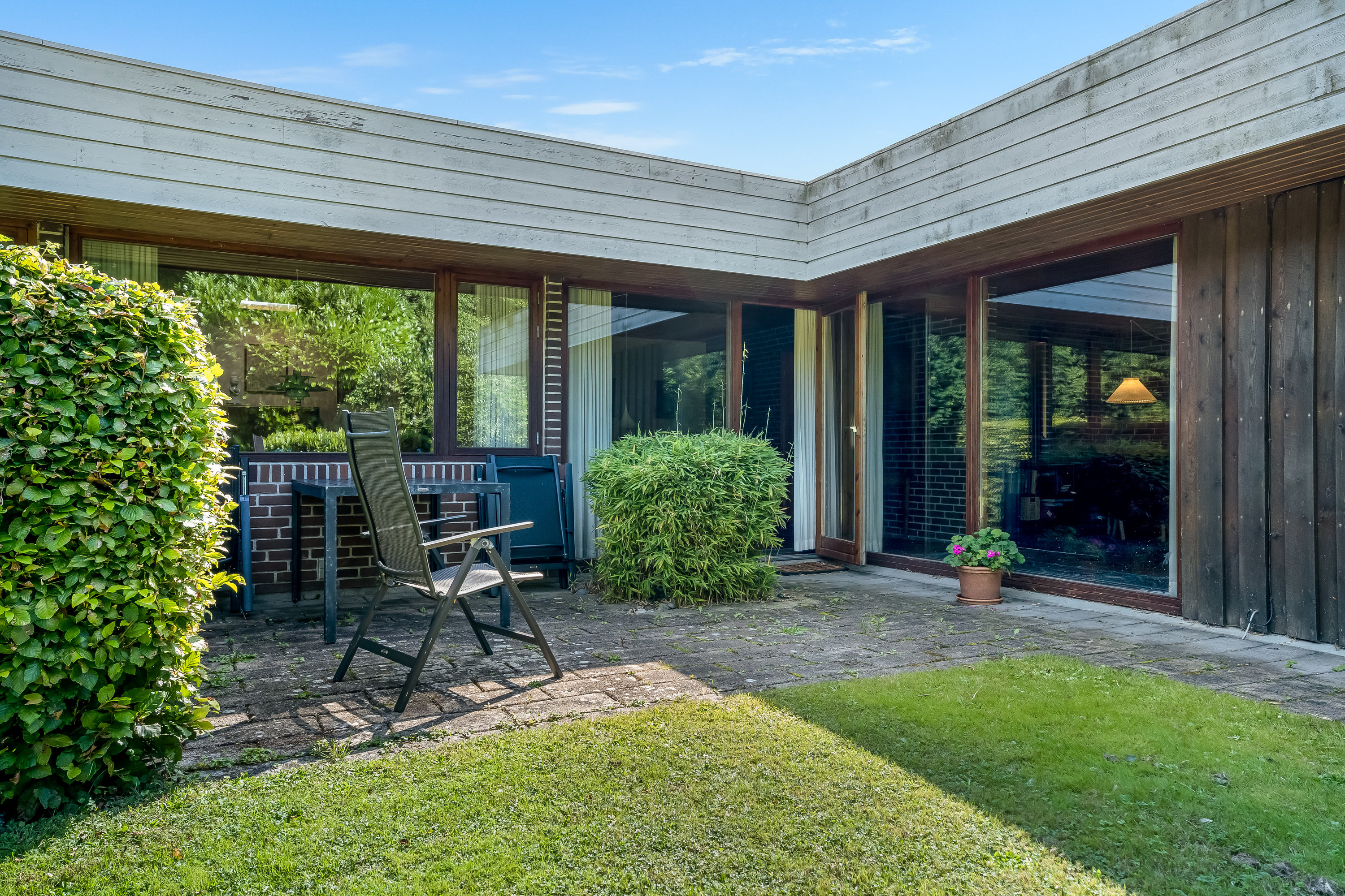 Fremhævet terrasse billede i fuldskærmstilstand. Billede af Kirke Allé 24, 4970 Rødby