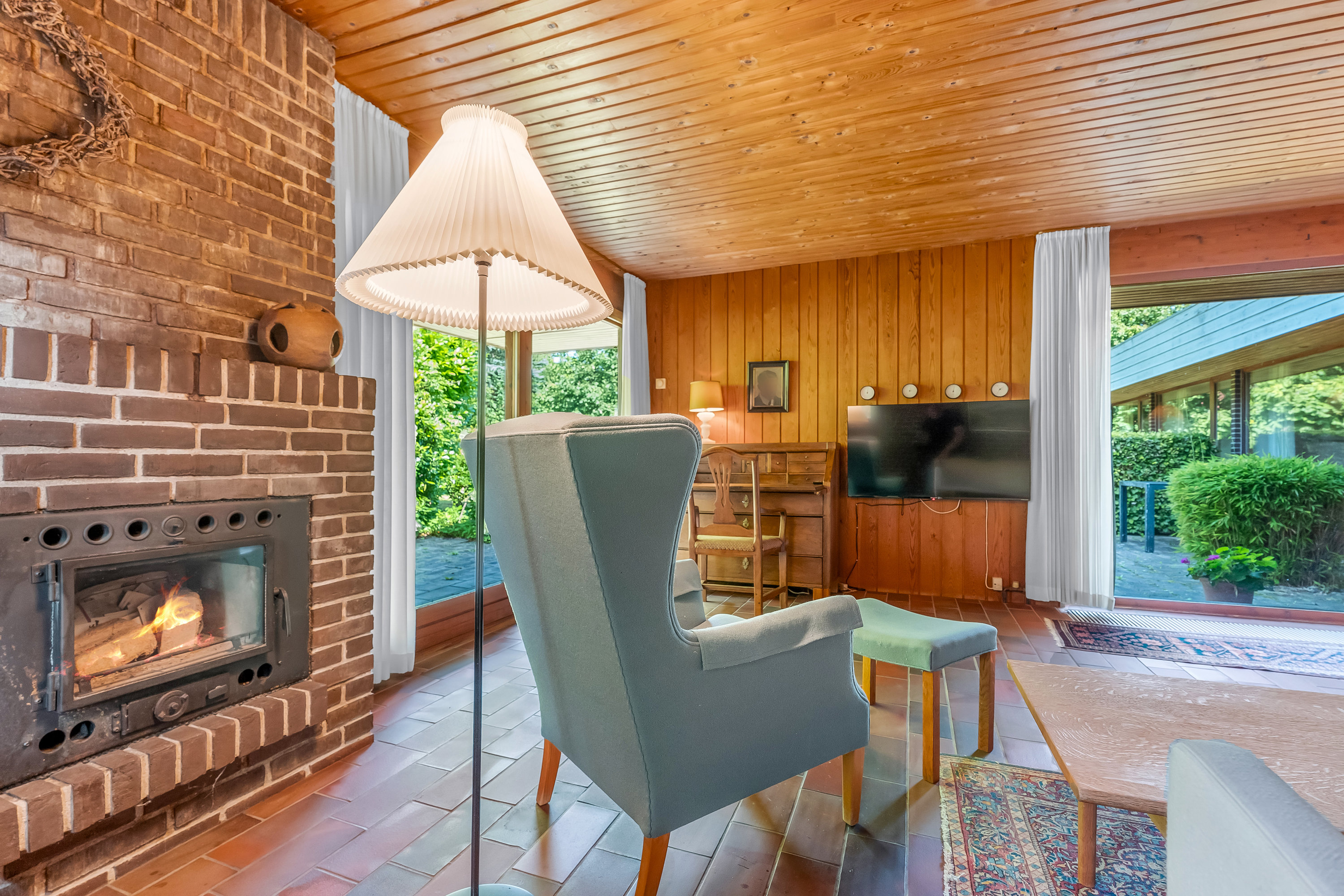 Fremhævet stue billede i fuldskærmstilstand. Billede af Kirke Allé 24, 4970 Rødby