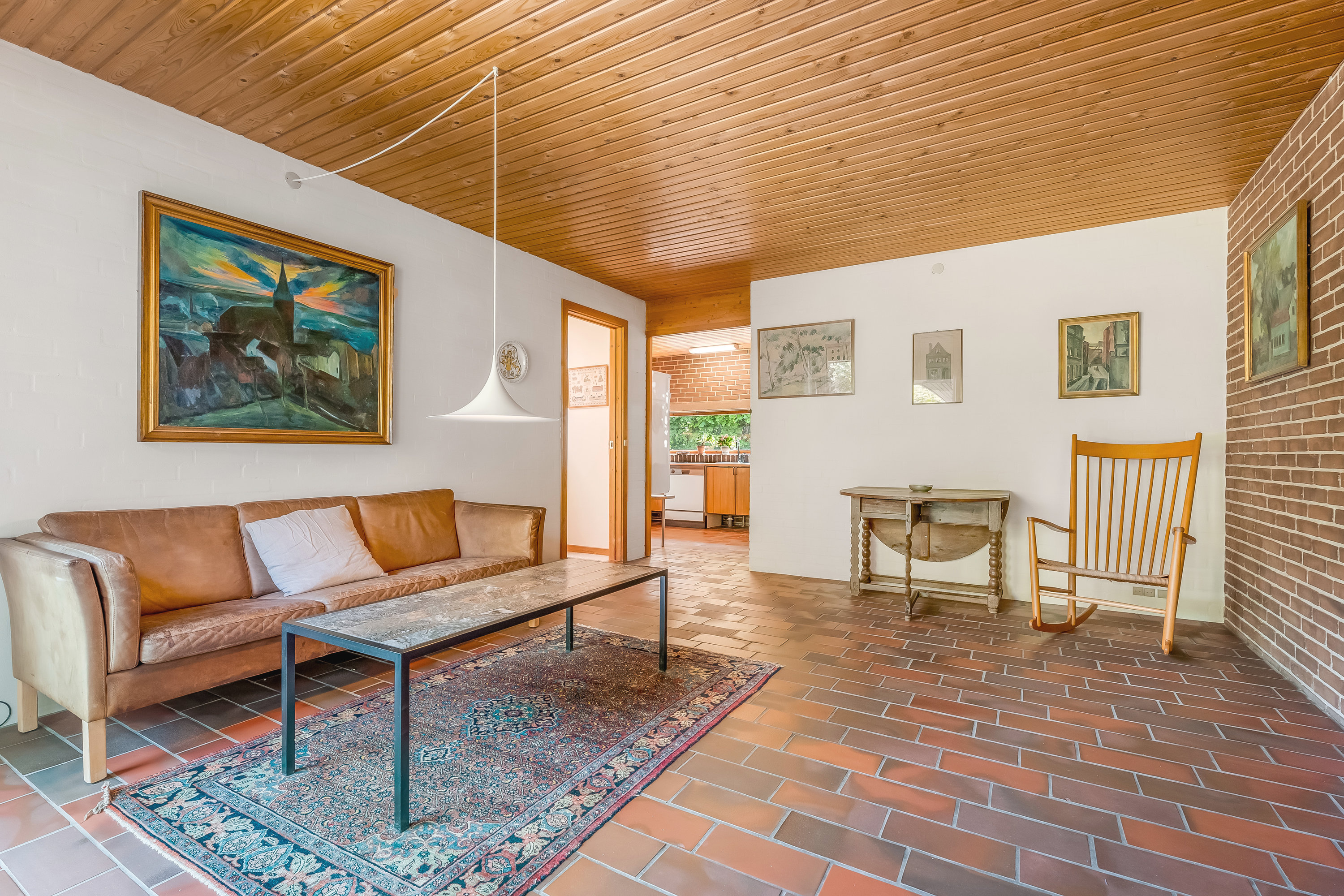 Fremhævet stue billede i fuldskærmstilstand. Billede af Kirke Allé 24, 4970 Rødby