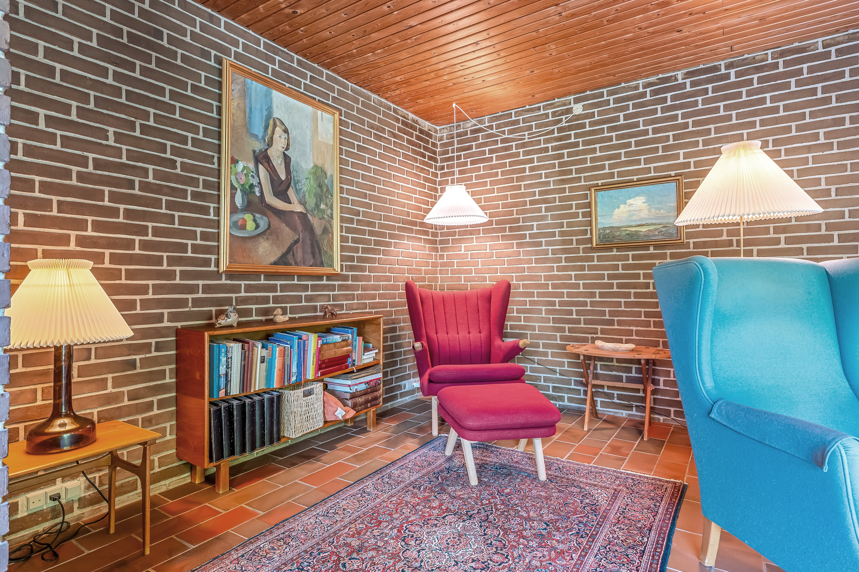 Fremhævet stue billede i fuldskærmstilstand. Billede af Kirke Allé 24, 4970 Rødby