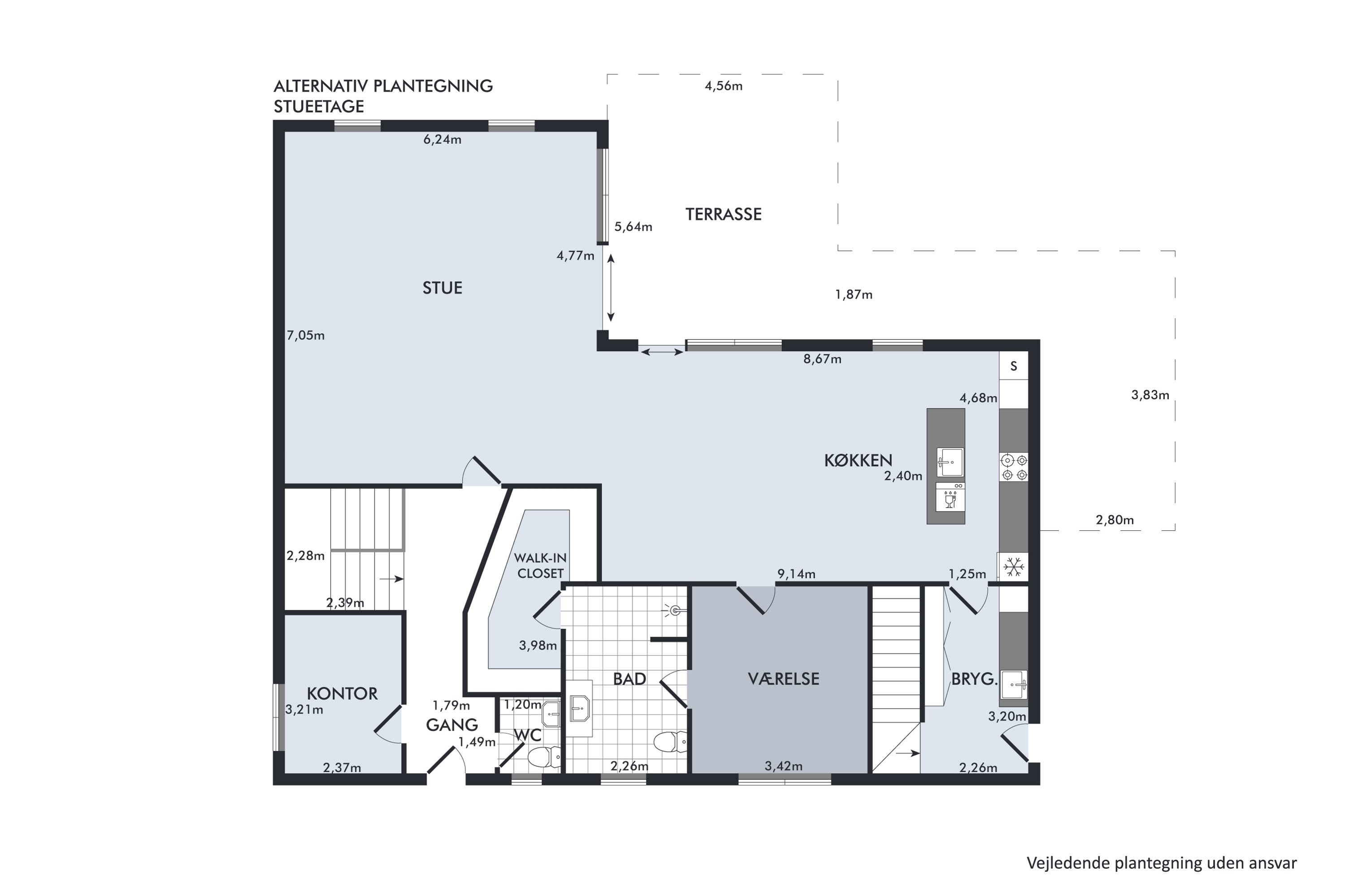 Plantegninger billede af Granvænget 11, 8920 Randers NV