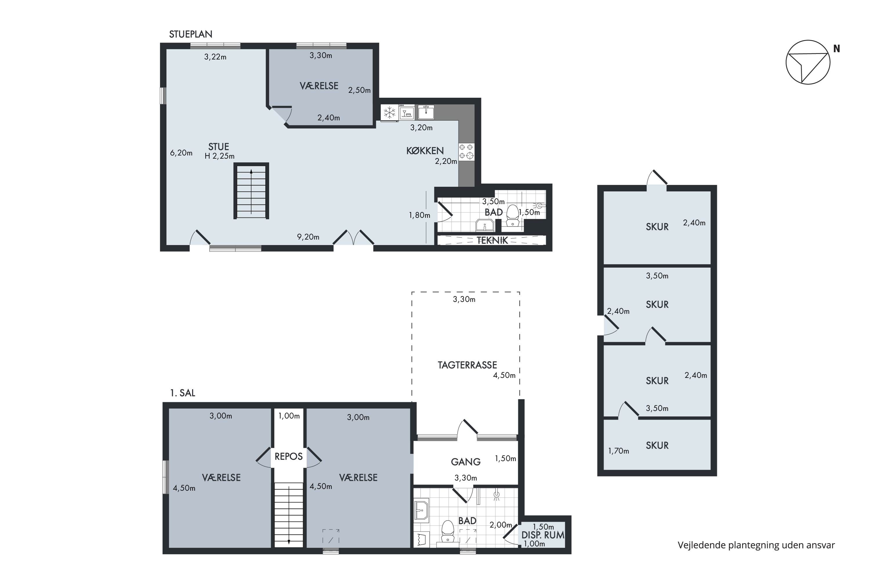 Plantegninger billede af Landsbygaden 30B, Sengeløse, 2630 Taastrup