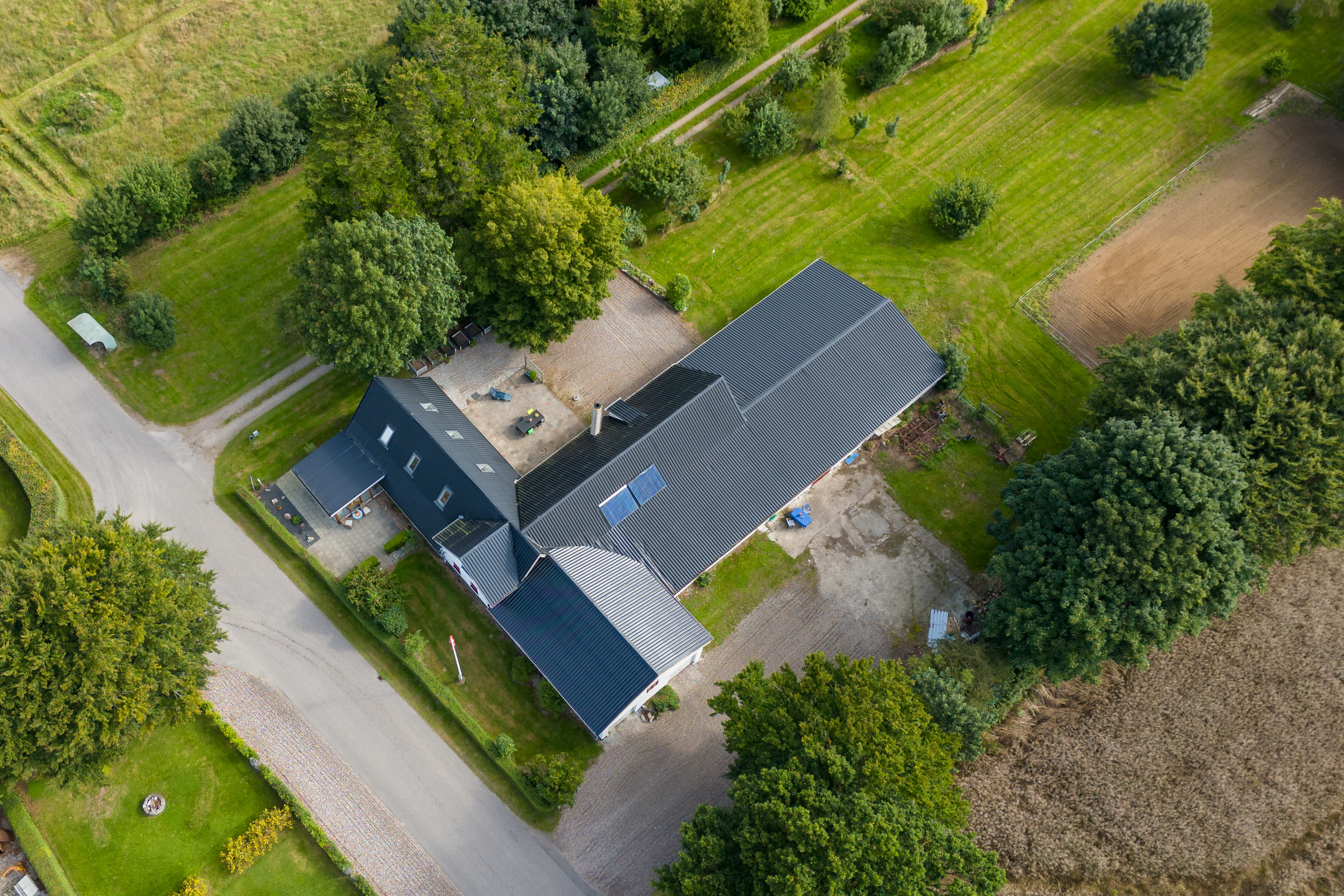 Miniaturebillede 1: luftfoto. Billede af Drenderupvej 12, Ødis Bramdr, 6580 Vamdrup