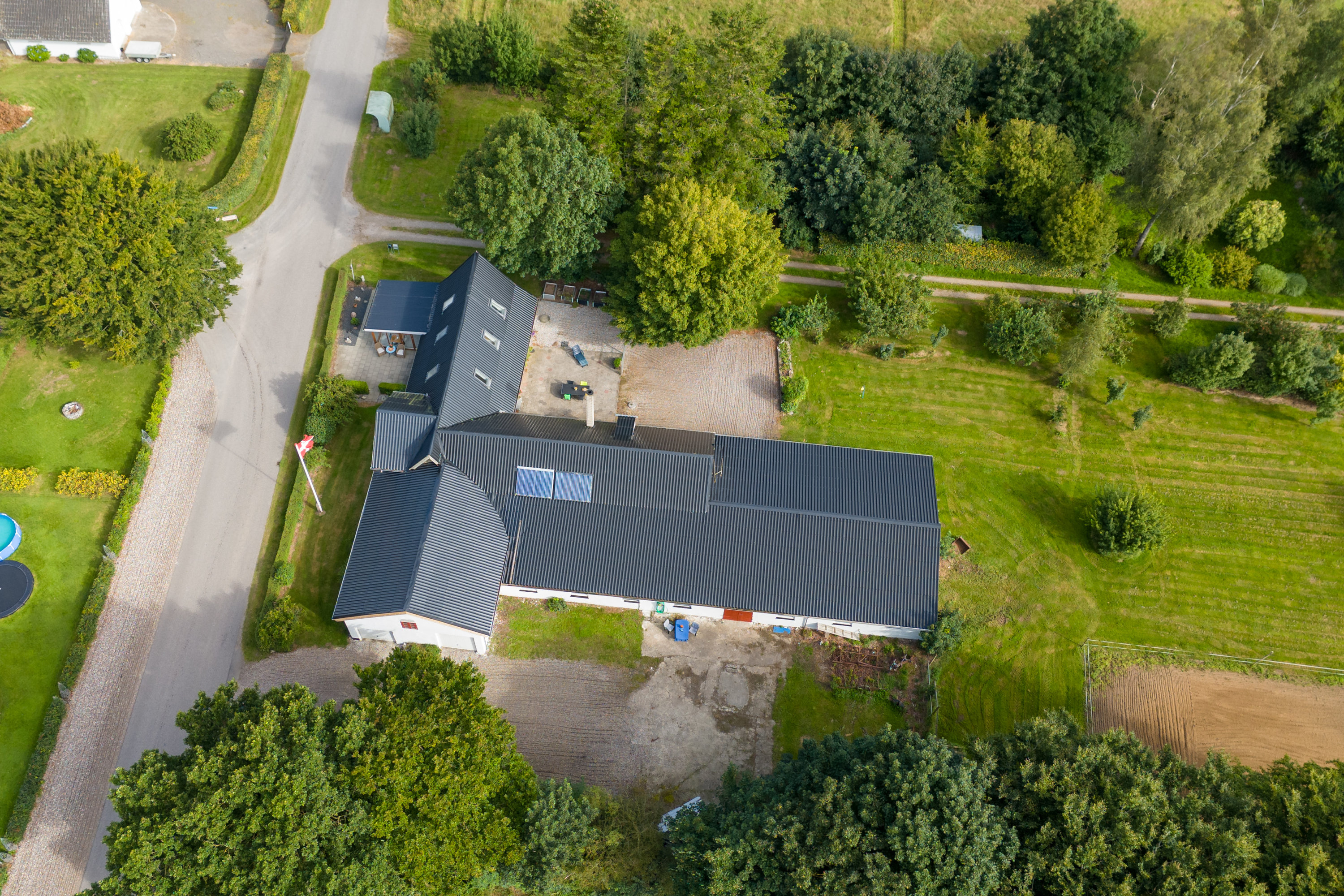 Miniaturebillede 2: luftfoto. Billede af Drenderupvej 12, Ødis Bramdr, 6580 Vamdrup