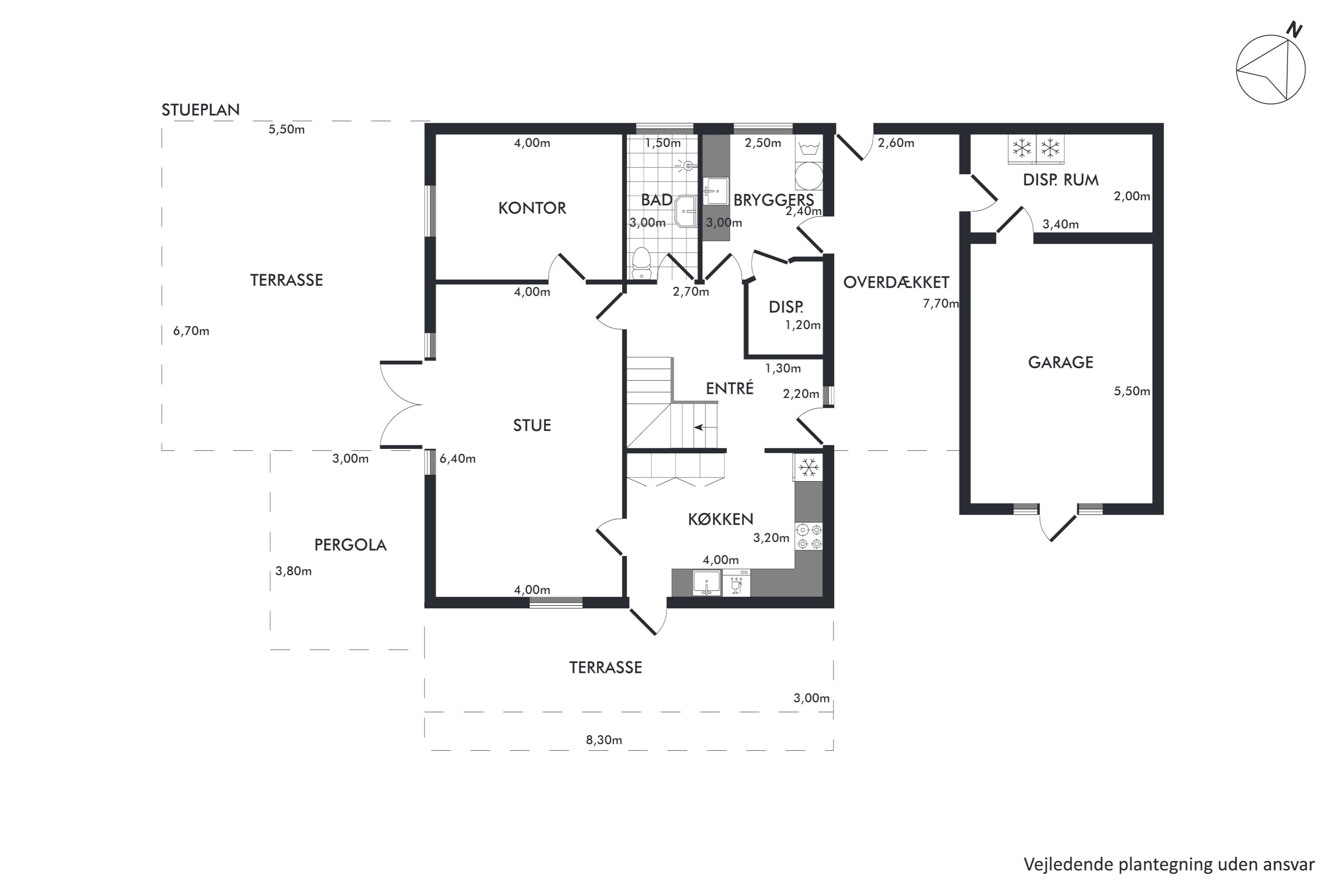 Plantegninger billede af Nørgaardsvej 7, Sejlflod, 9280 Storvorde