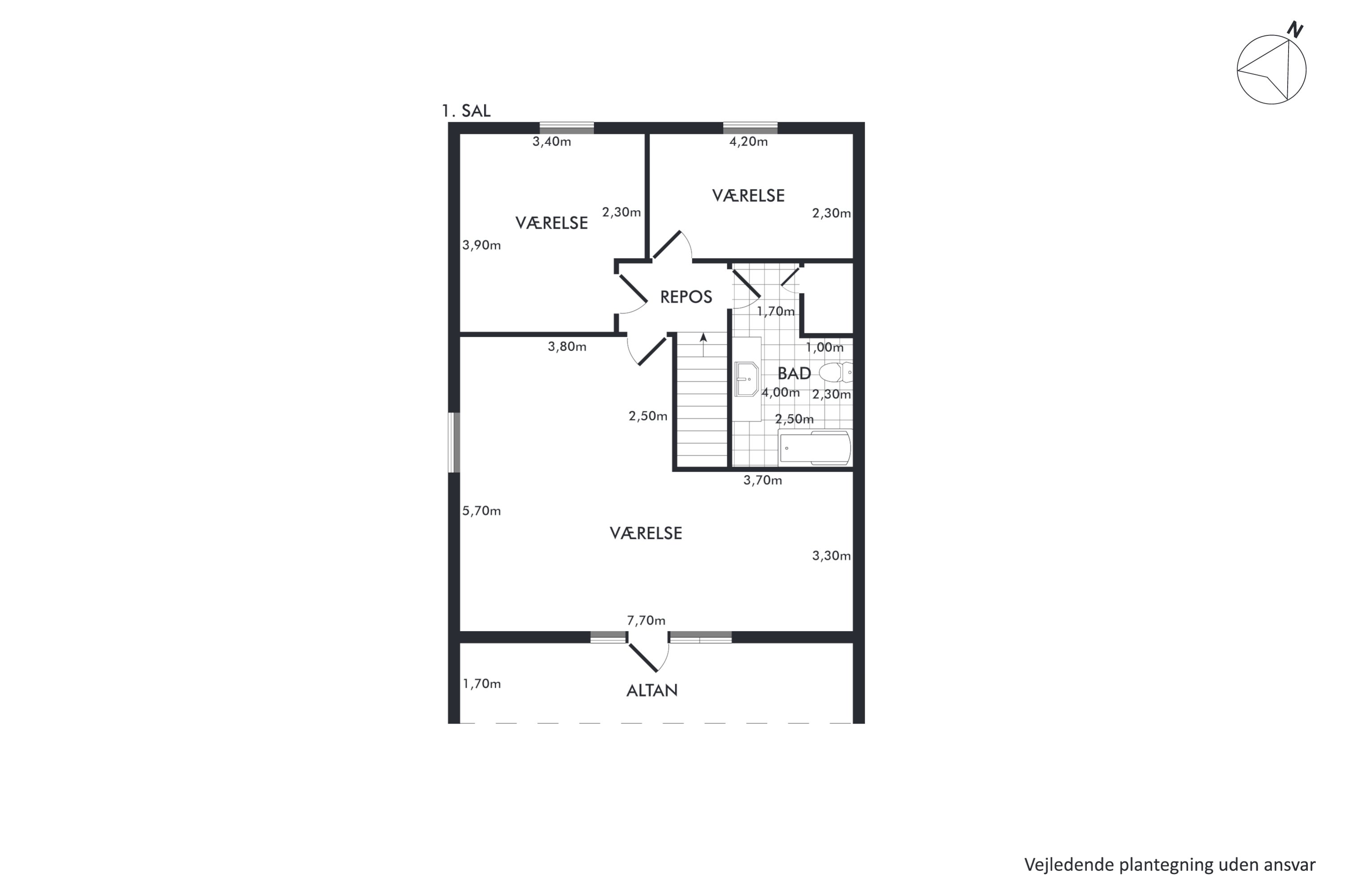 Plantegninger billede af Nørgaardsvej 7, Sejlflod, 9280 Storvorde