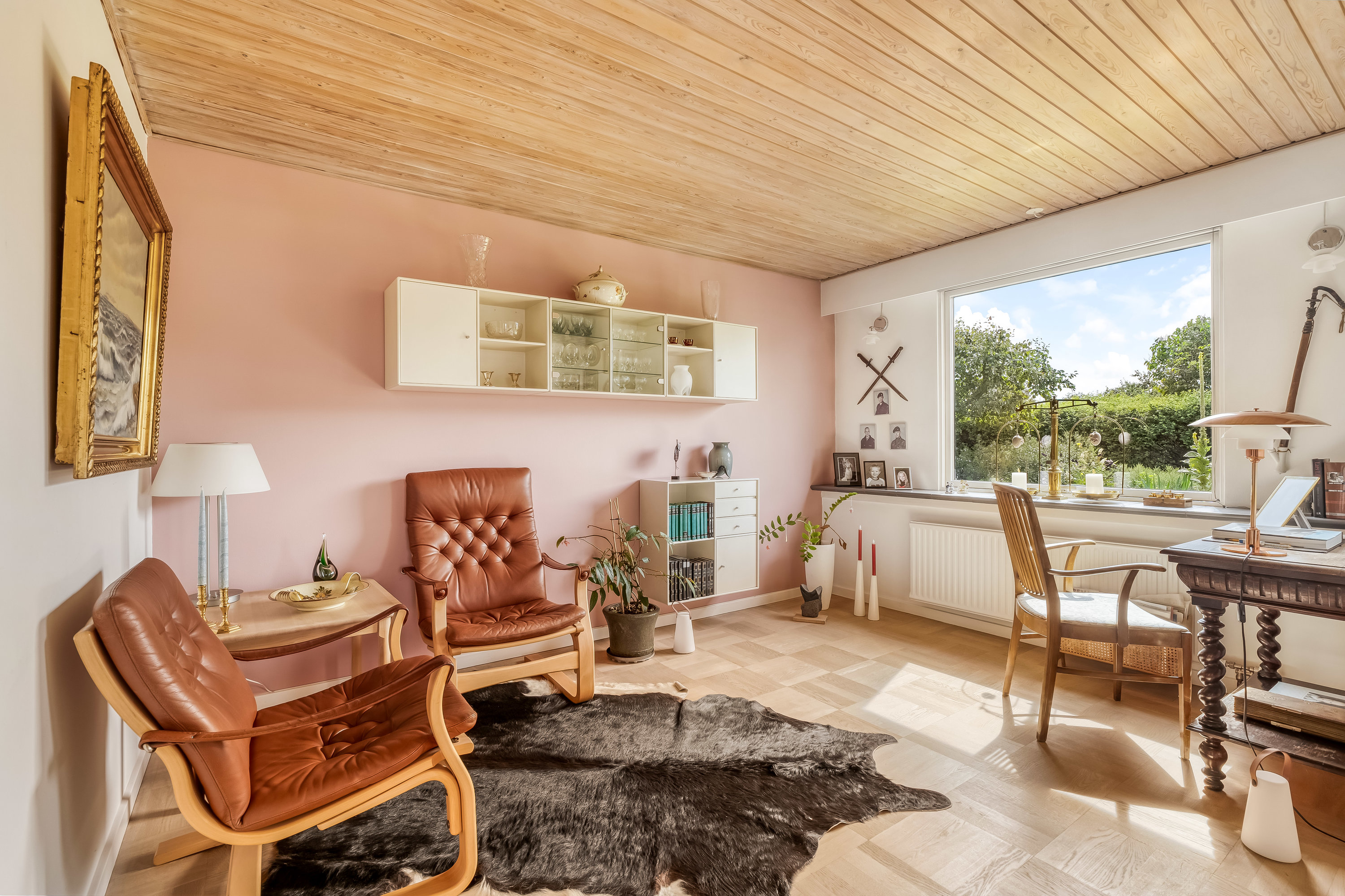 Fremhævet stue billede i fuldskærmstilstand. Billede af Travegårdsvej 14, Meløse, 3320 Skævinge