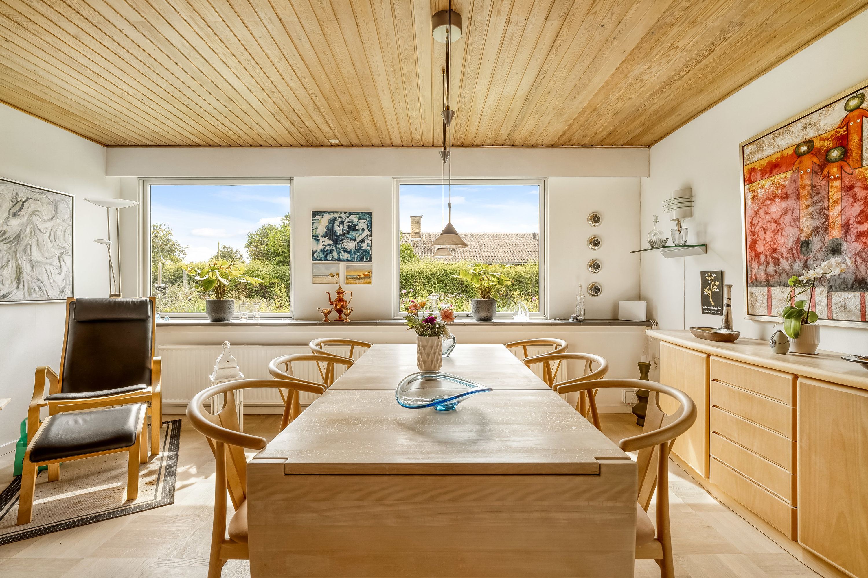 Fremhævet stue billede i fuldskærmstilstand. Billede af Travegårdsvej 14, Meløse, 3320 Skævinge