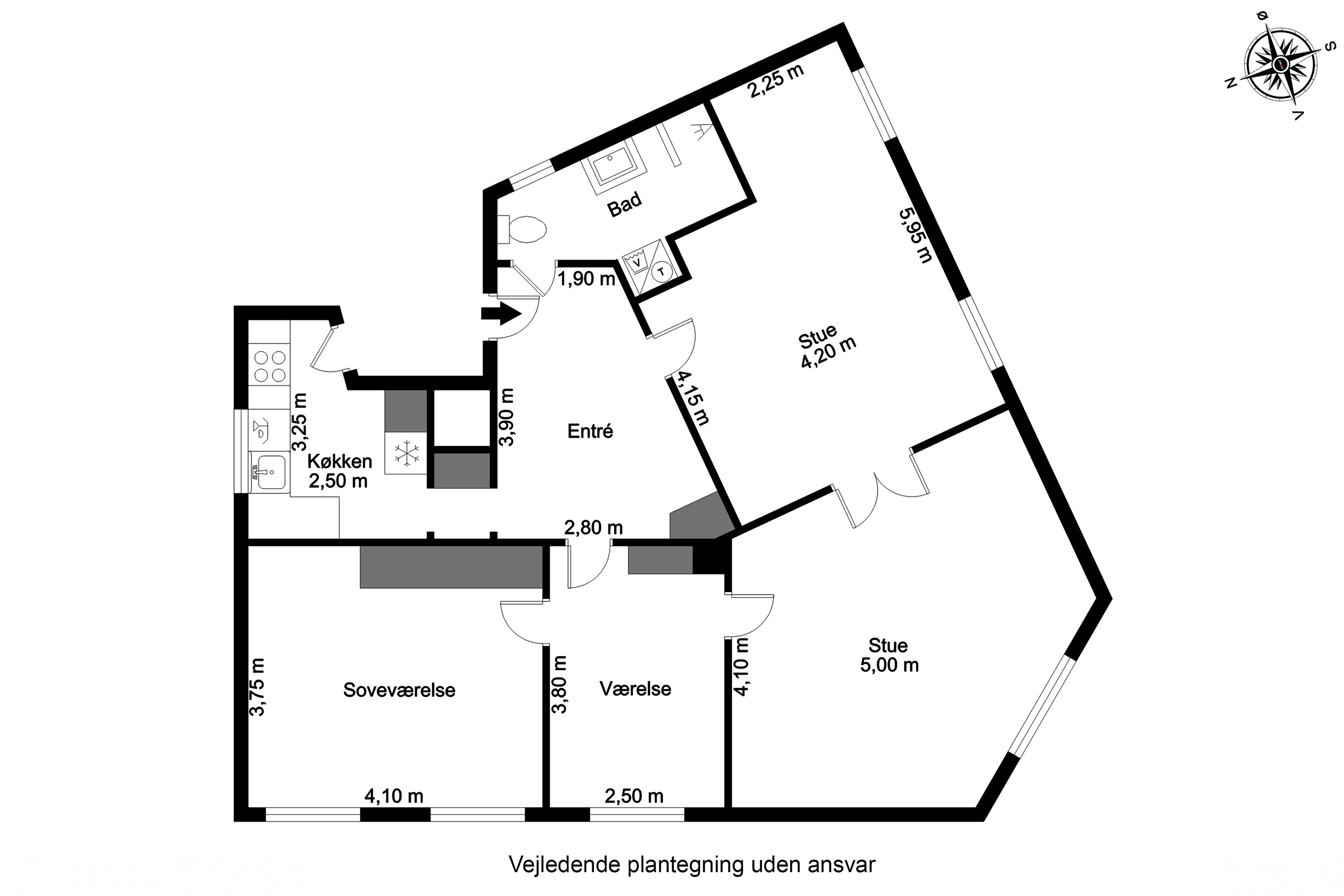 Plantegninger billede af Nygårdsvej 2, 2., 6700 Esbjerg