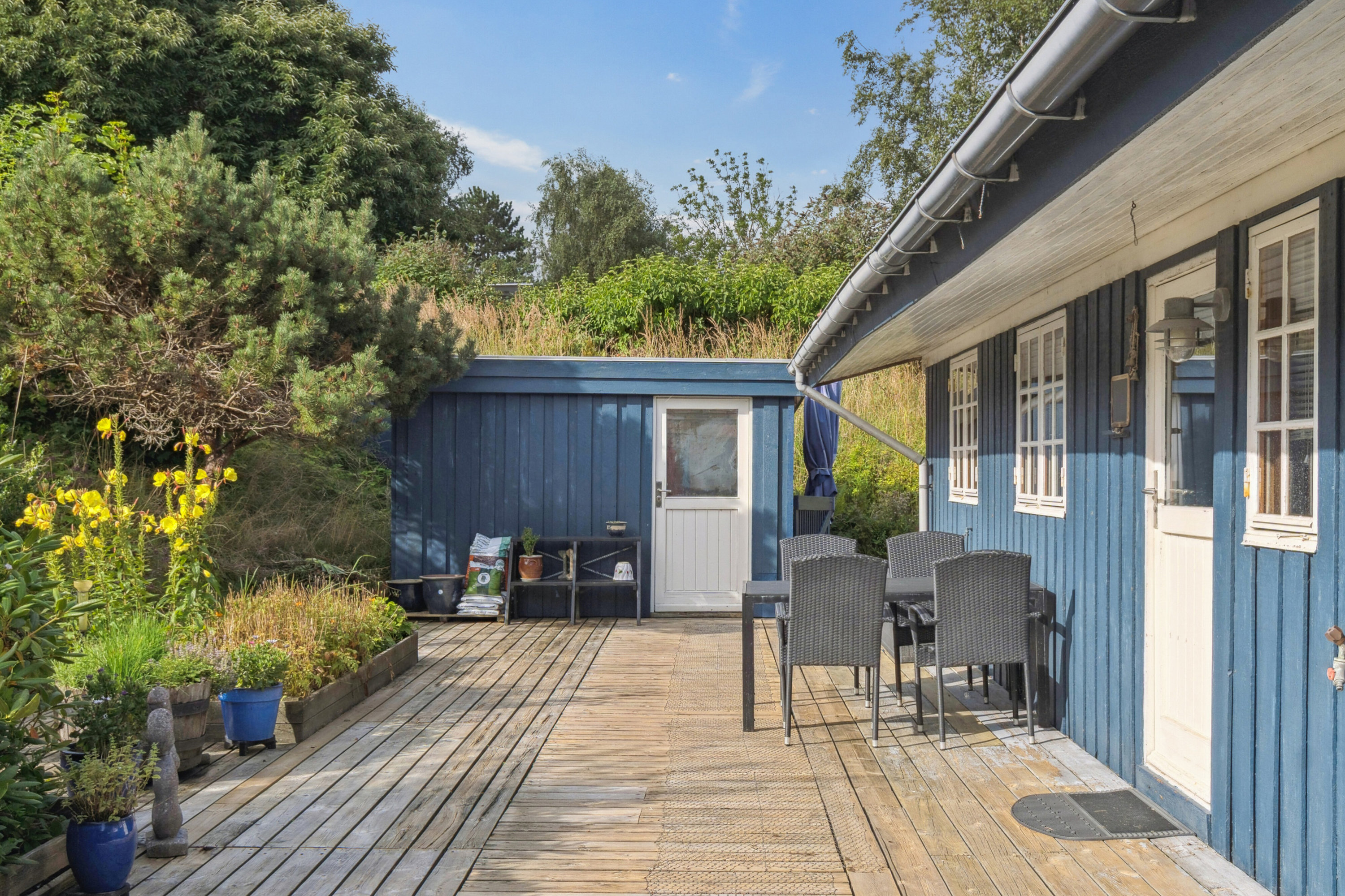 Fremhævet terrasse billede i fuldskærmstilstand. Billede af Kildehøj 17, Veddinge Bk, 4540 Fårevejle