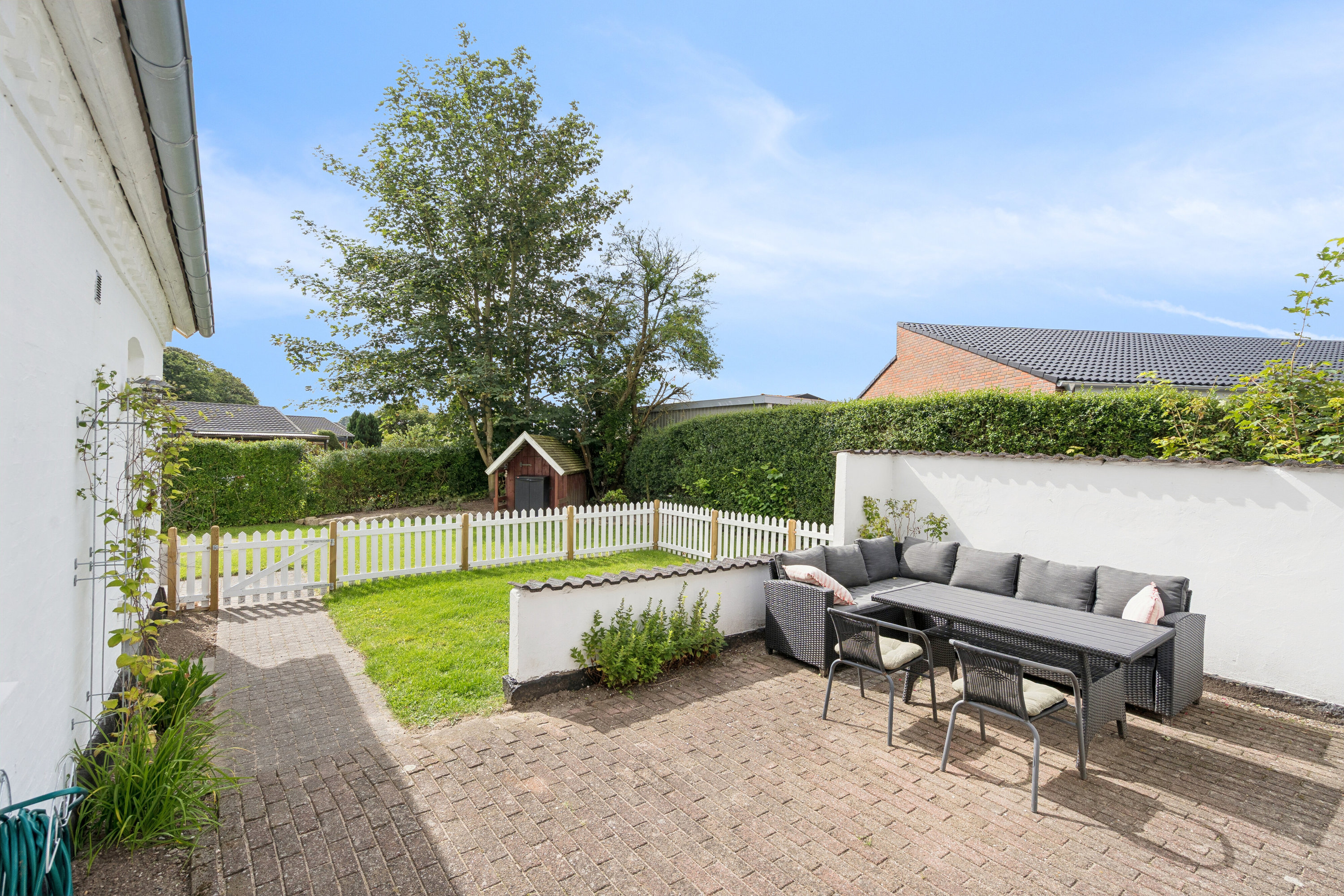 Fremhævet terrasse billede i fuldskærmstilstand. Billede af Lombjergevej 5, 5750 Ringe