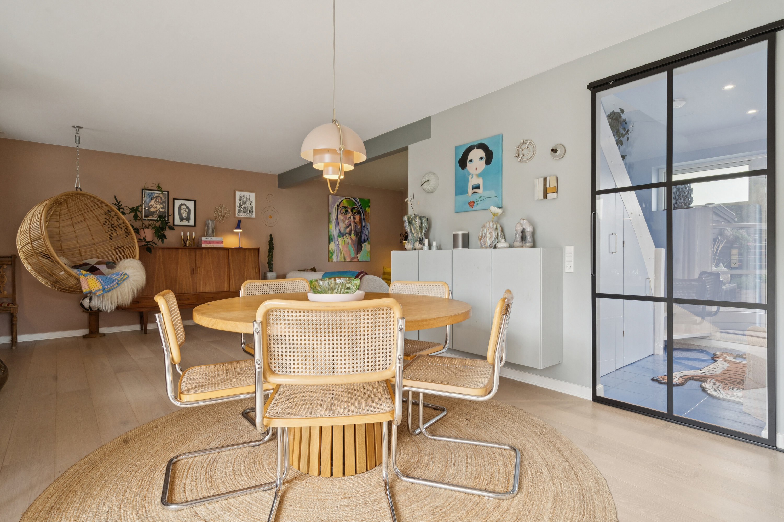 Fremhævet spisestue billede i fuldskærmstilstand. Billede af Krybdalvej 8, 8620 Kjellerup