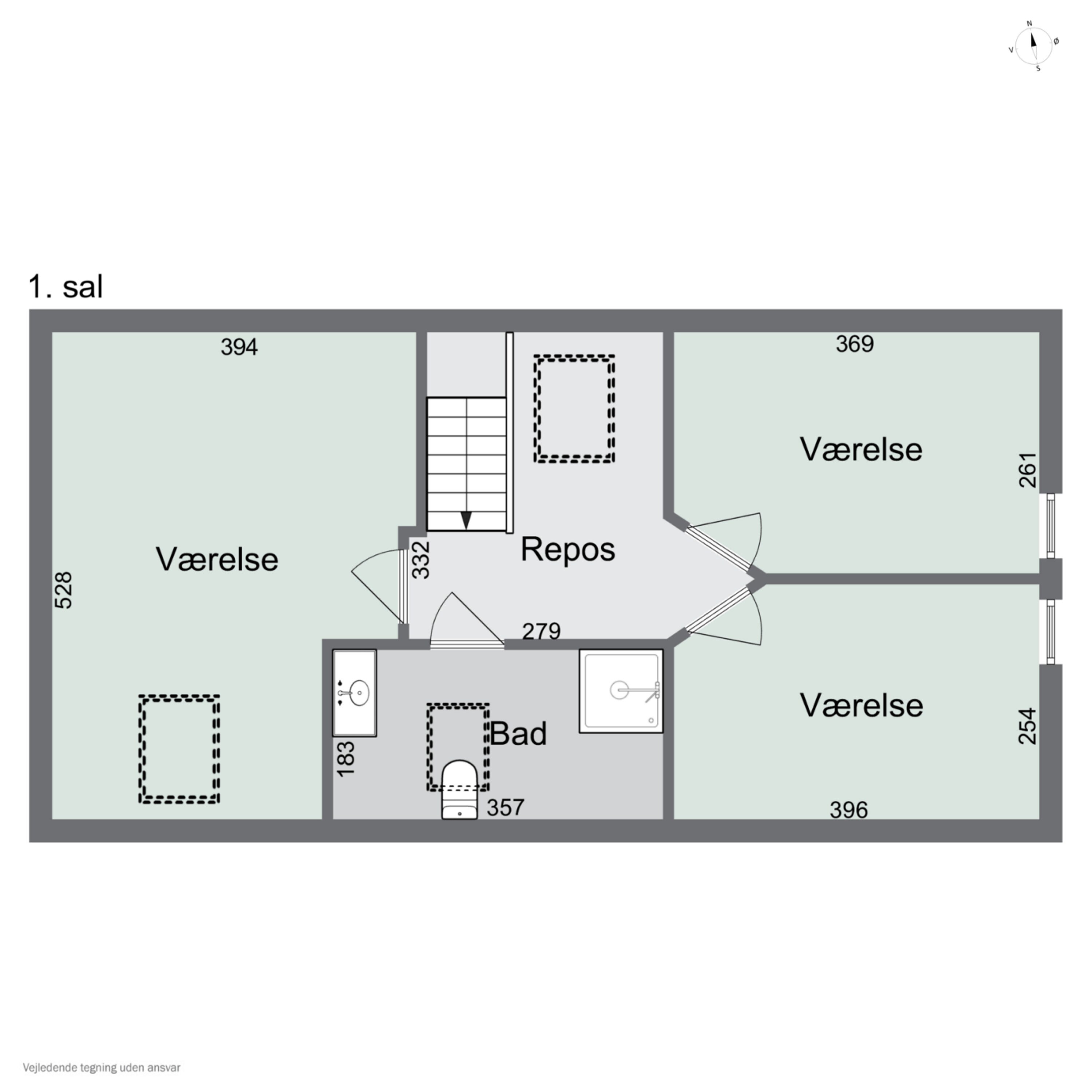 Plantegninger billede af Krybdalvej 8, 8620 Kjellerup