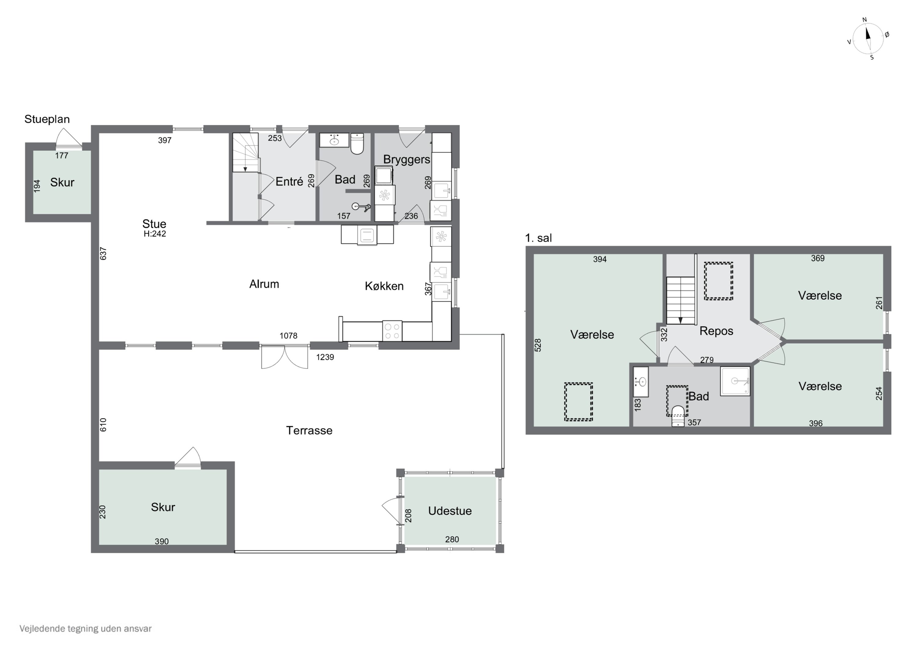 Plantegninger billede af Krybdalvej 8, 8620 Kjellerup