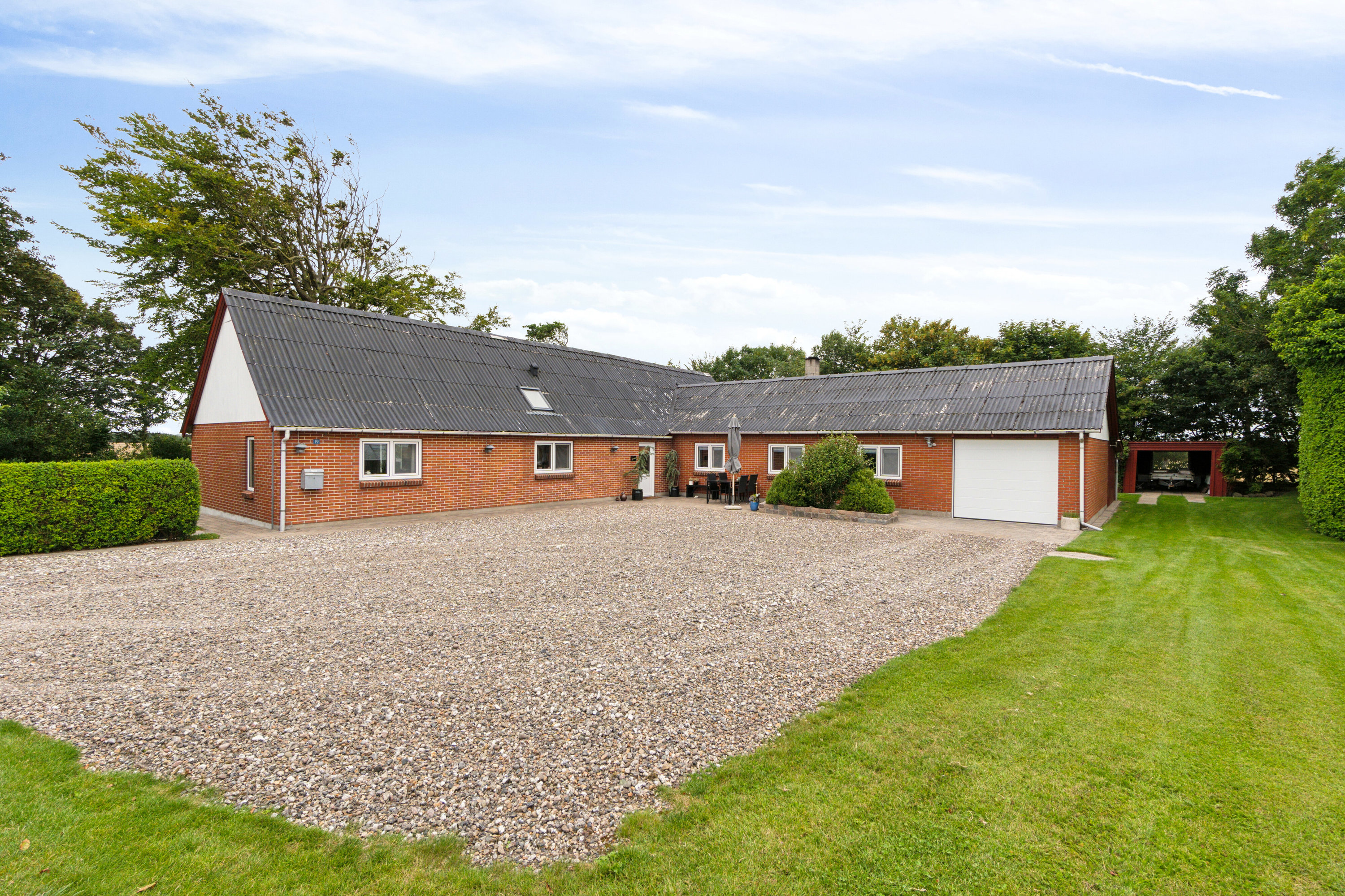 Fremhævet set fra vejen billede i fuldskærmstilstand. Billede af Bromøllevej 19, Hunstrup, 7700 Thisted