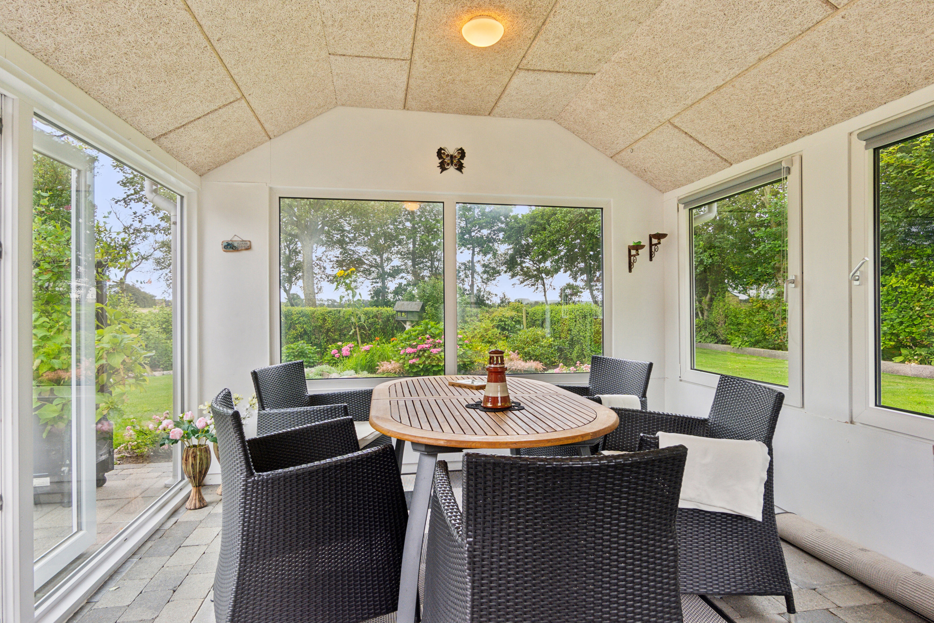 Fremhævet overdækket terrasse billede i fuldskærmstilstand. Billede af Bromøllevej 19, Hunstrup, 7700 Thisted