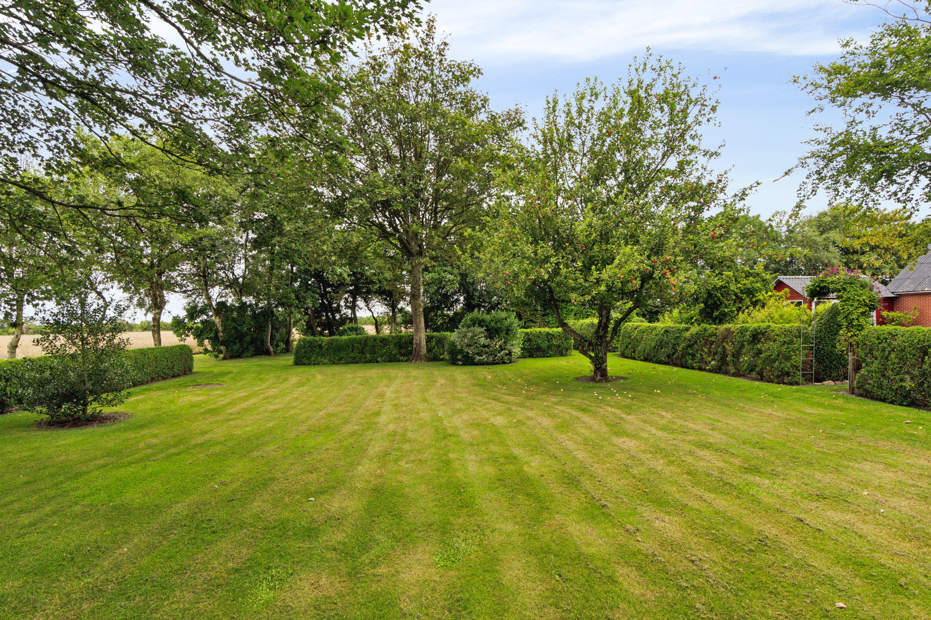 Fremhævet set fra haven billede i fuldskærmstilstand. Billede af Bromøllevej 19, Hunstrup, 7700 Thisted