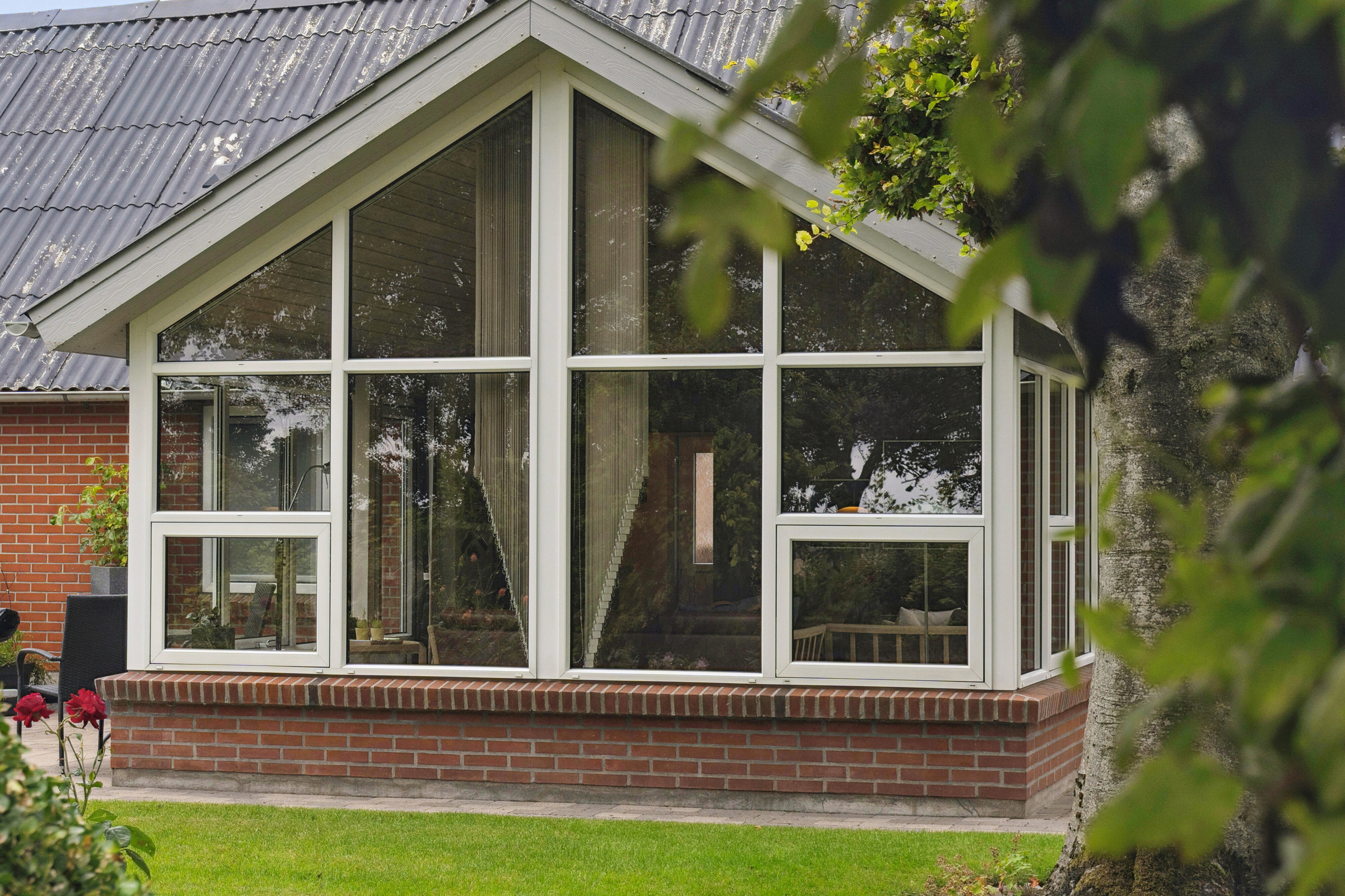 Fremhævet set fra haven billede i fuldskærmstilstand. Billede af Bromøllevej 19, Hunstrup, 7700 Thisted