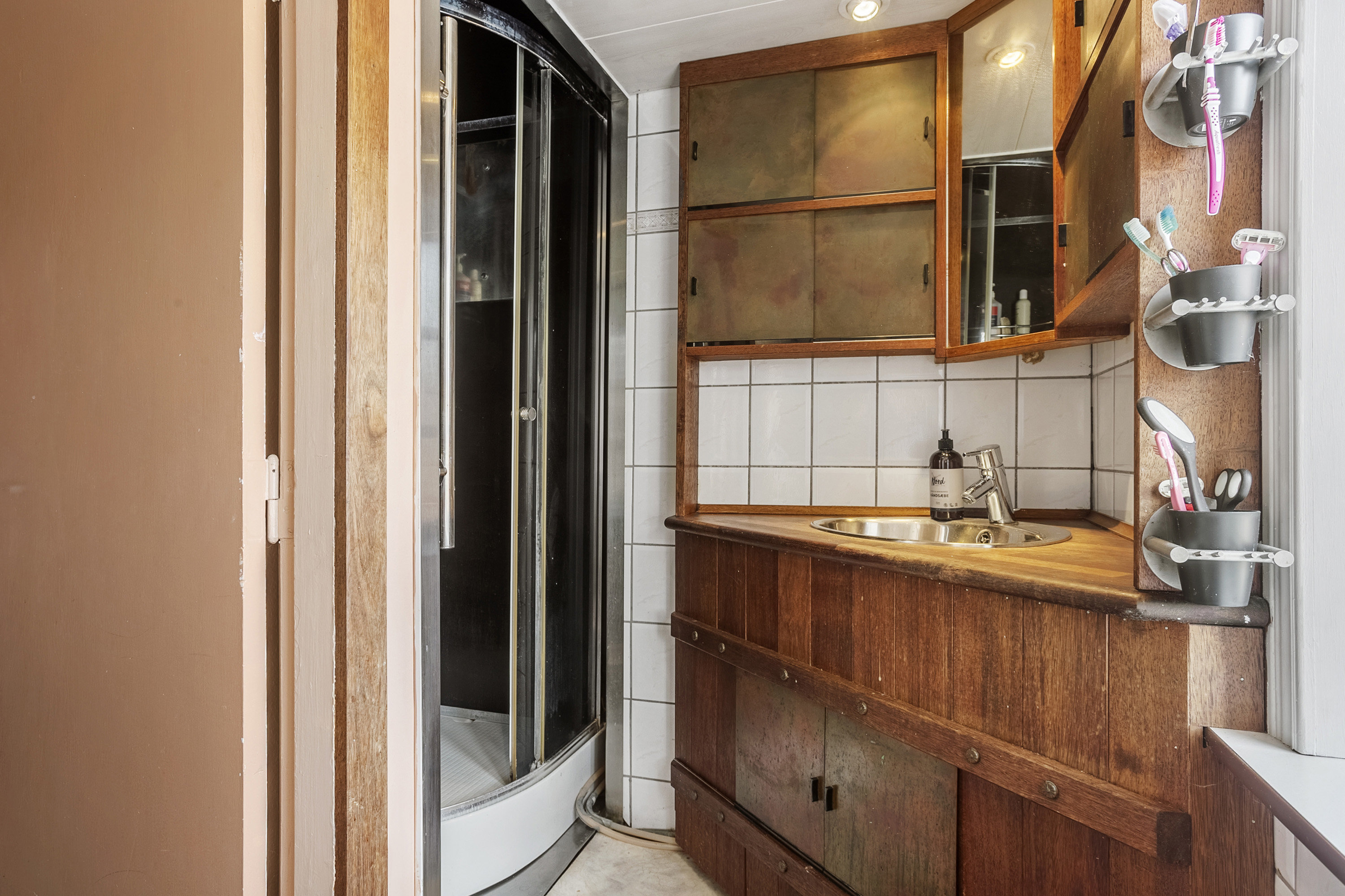 Fremhævet badeværelse billede i fuldskærmstilstand. Billede af Hovborgvej 37, Lindknud, 6650 Brørup