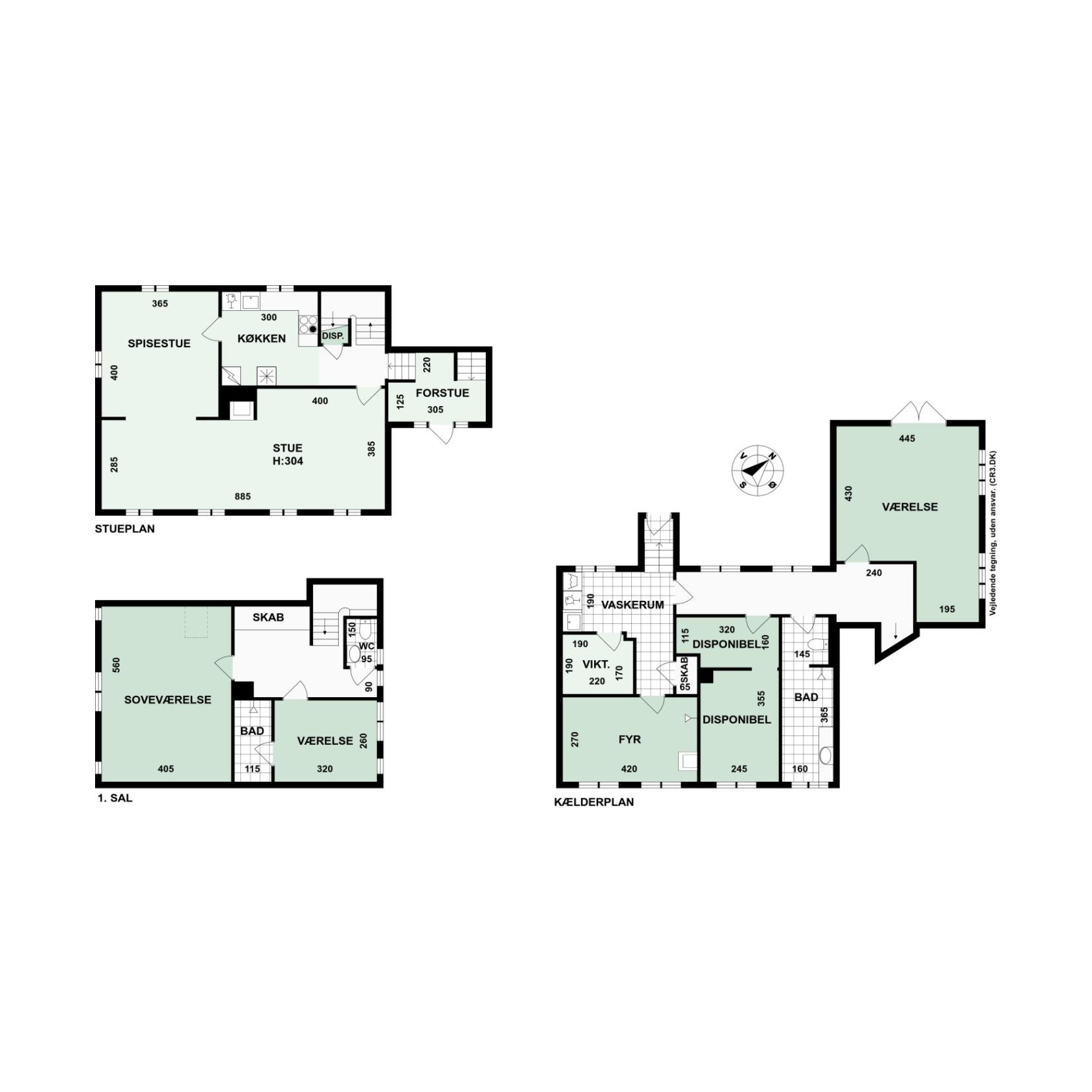 Plantegninger billede af Stationsvej 22, 3480 Fredensborg