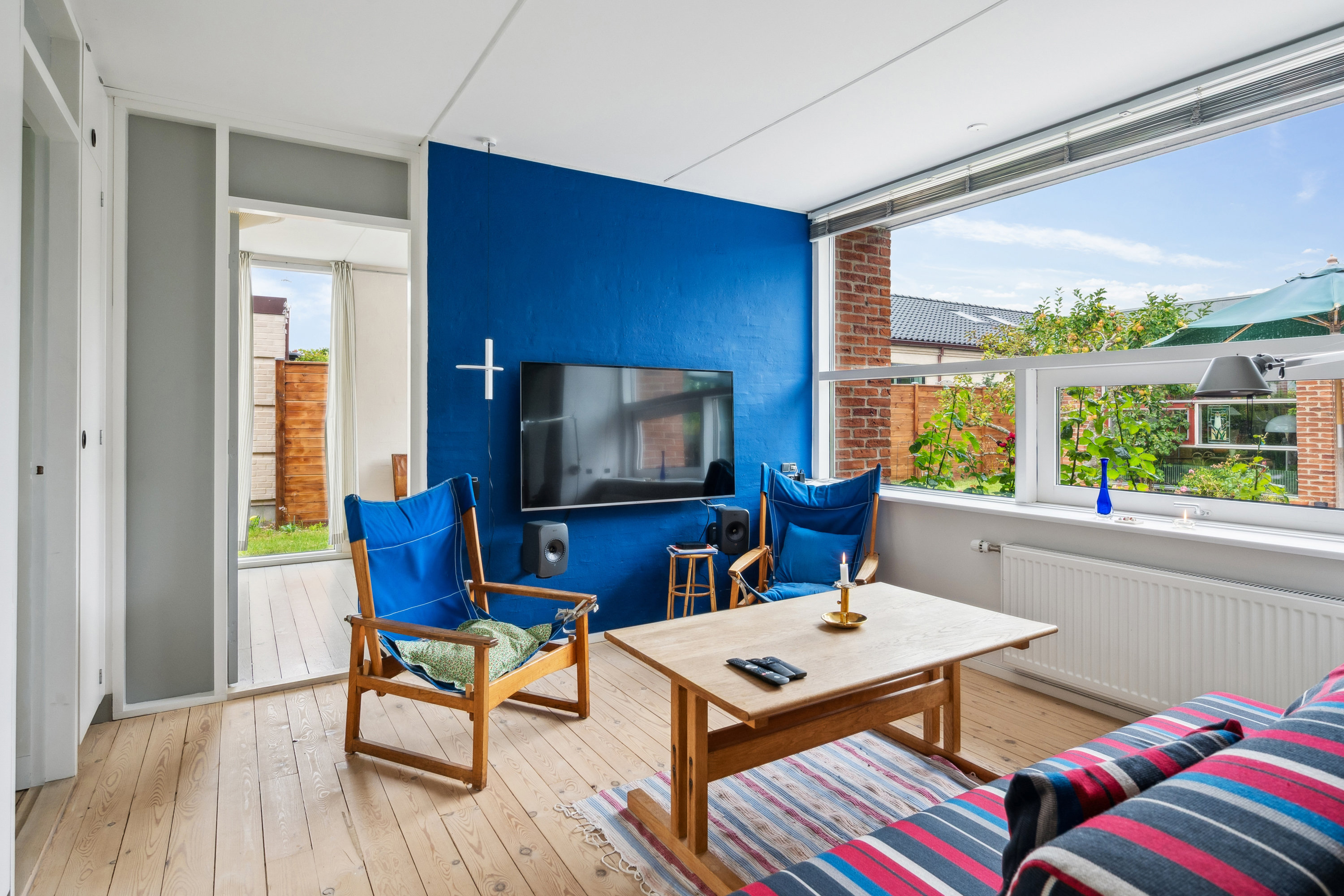 Fremhævet stue billede i fuldskærmstilstand. Billede af Humlevej 19, 8240 Risskov