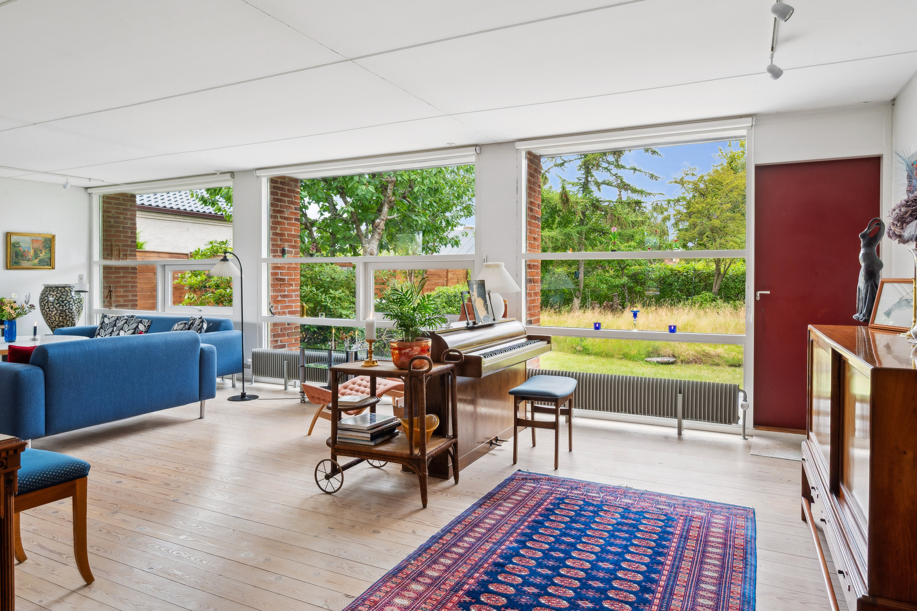 Fremhævet stue billede i fuldskærmstilstand. Billede af Humlevej 19, 8240 Risskov