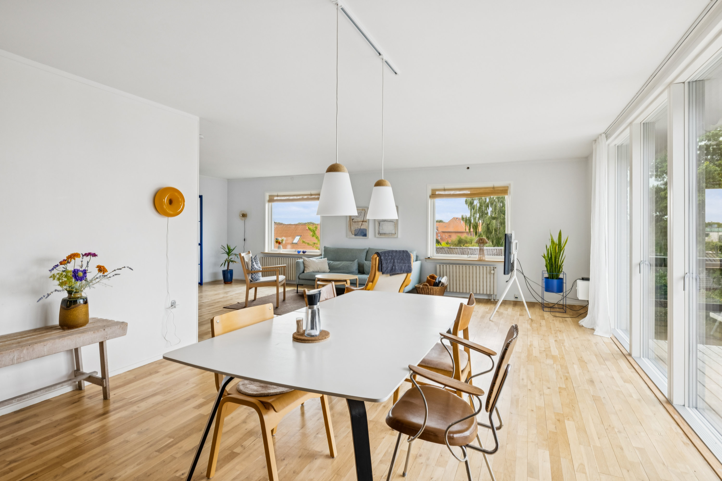 Fremhævet stue billede i fuldskærmstilstand. Billede af Tjørnebakken 3, 8500 Grenaa