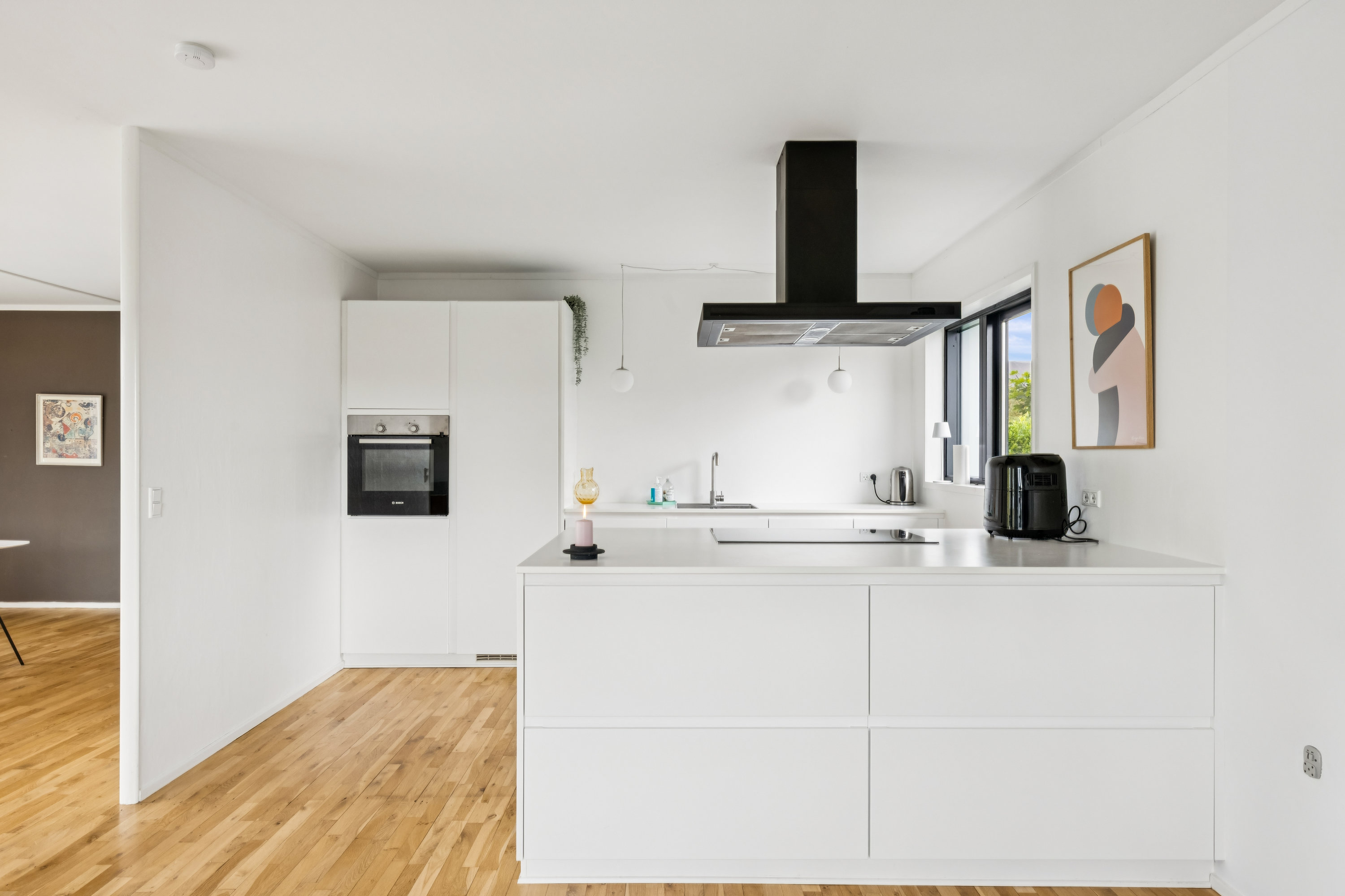 Fremhævet køkken billede i fuldskærmstilstand. Billede af Tjørnebakken 3, 8500 Grenaa