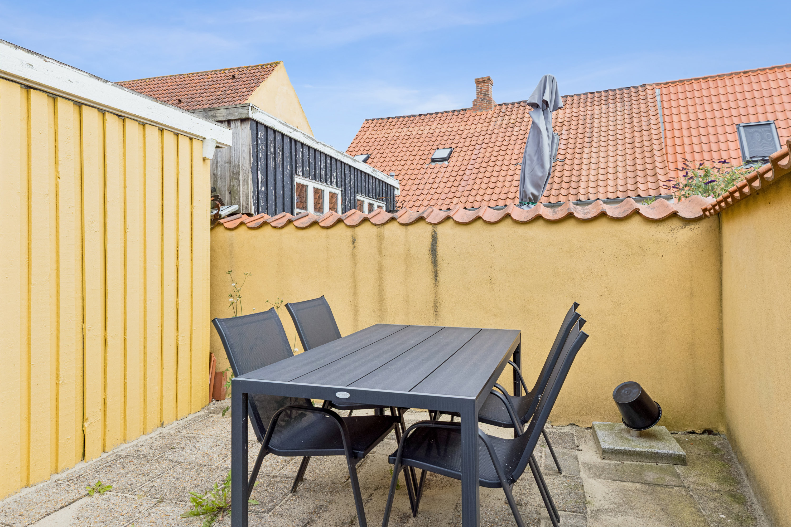 Fremhævet terrasse billede i fuldskærmstilstand. Billede af Hundegade 28C, 6760 Ribe