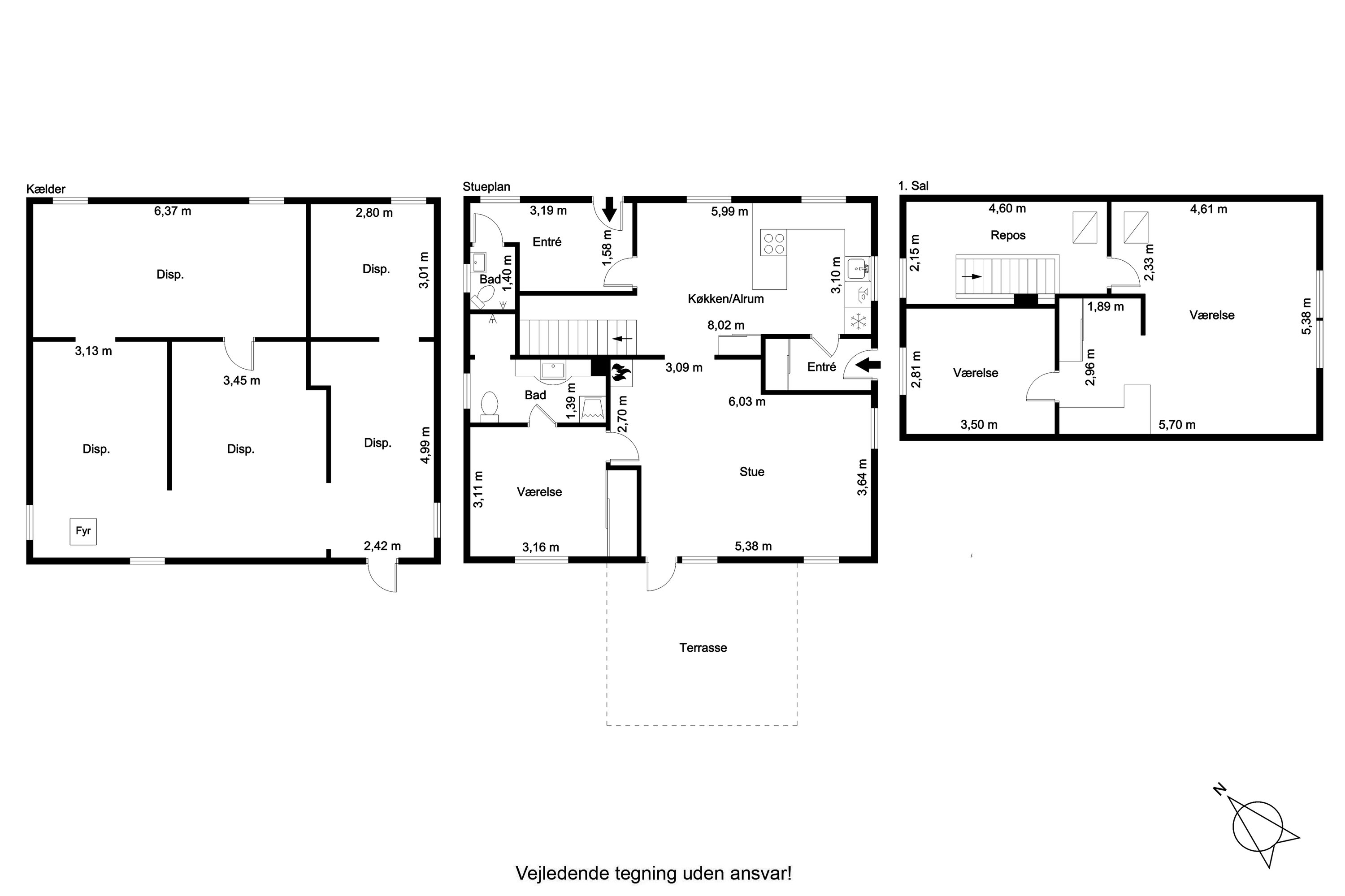 Plantegninger billede af Hjørringvej 229, Thorshøj, 9750 Østervrå