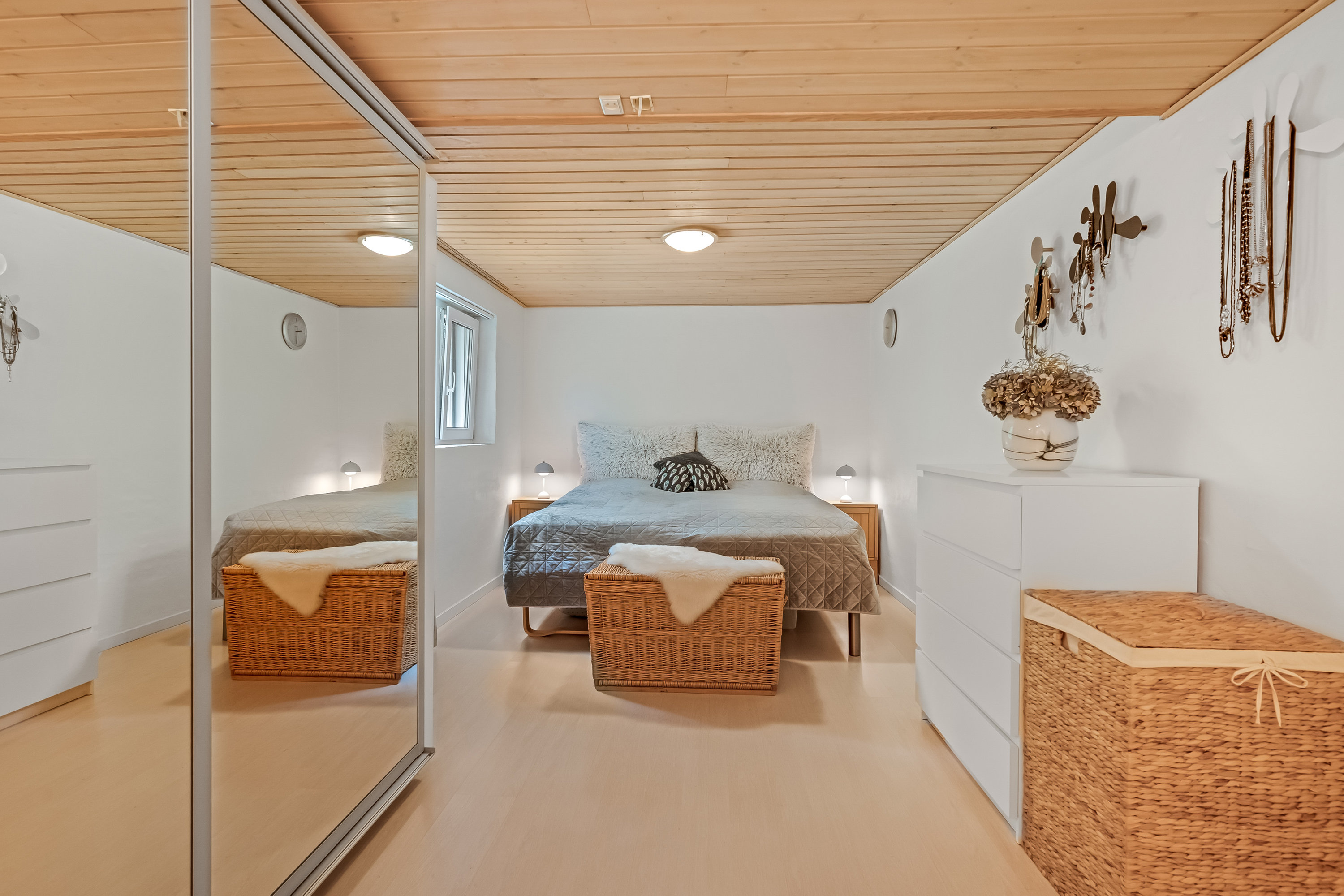 Fremhævet soveværelse billede i fuldskærmstilstand. Billede af Broholmvej 9, Resen, 7600 Struer